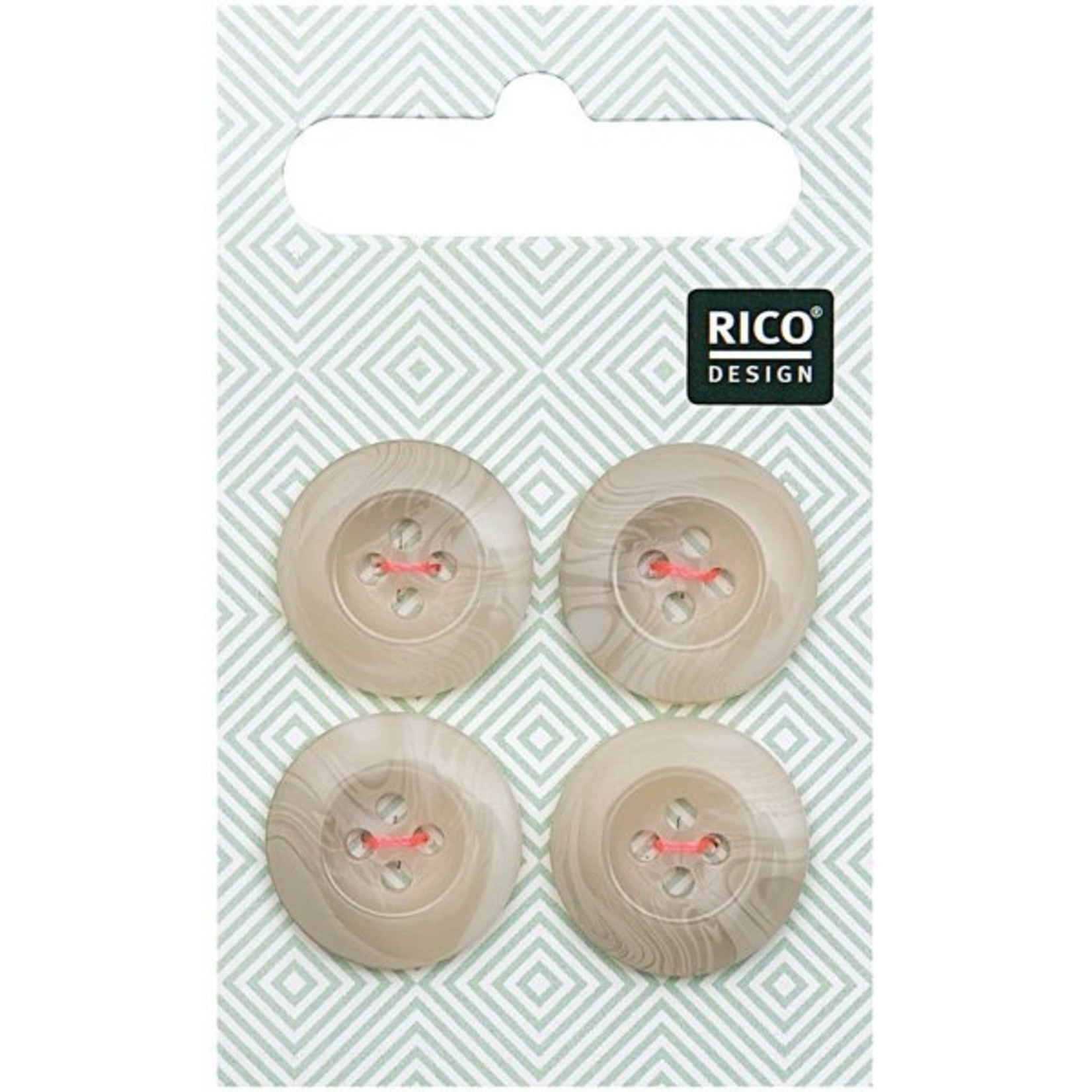 Rico Knopen Beige gemarmerd