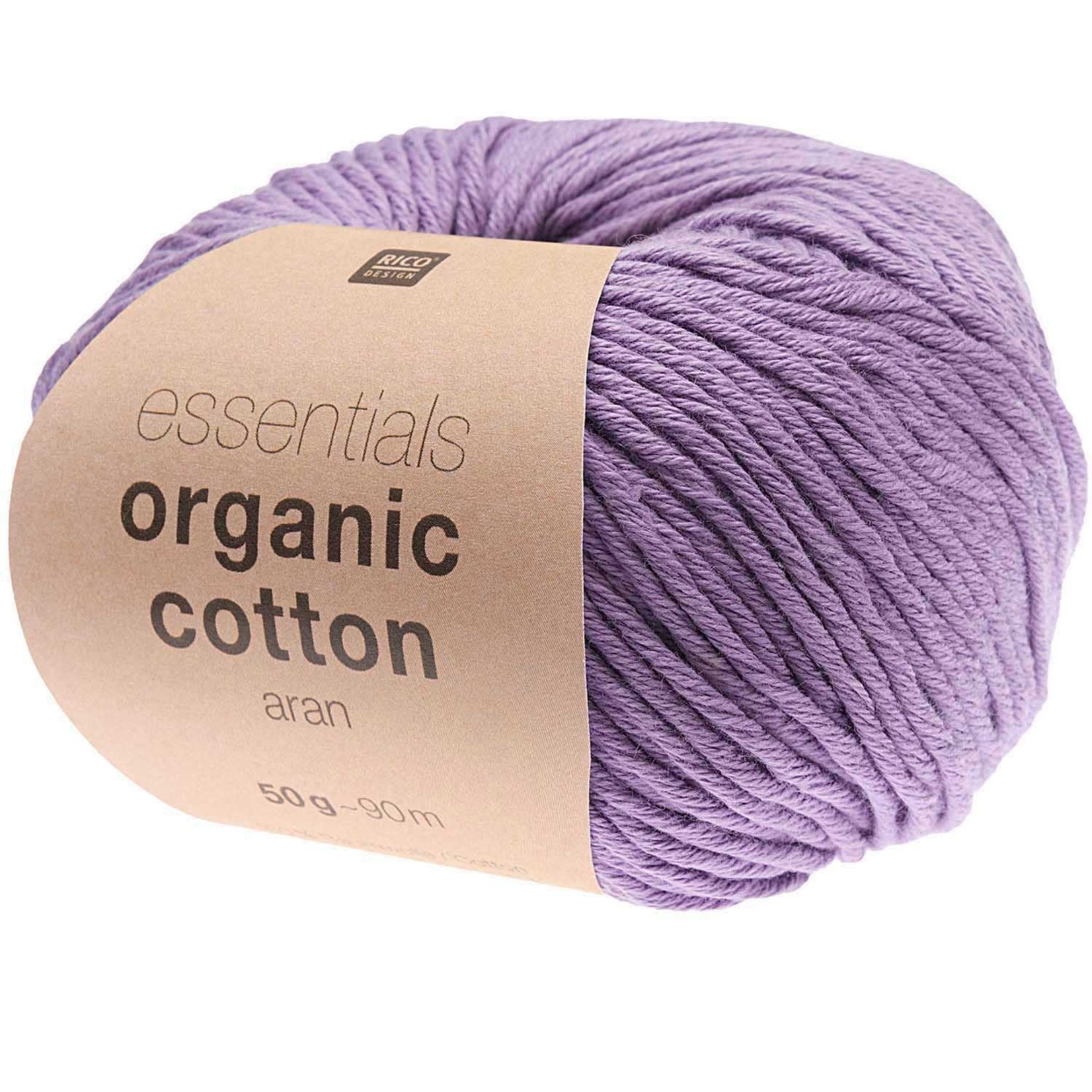 Rico Organic Cotton Aran 9 Purple