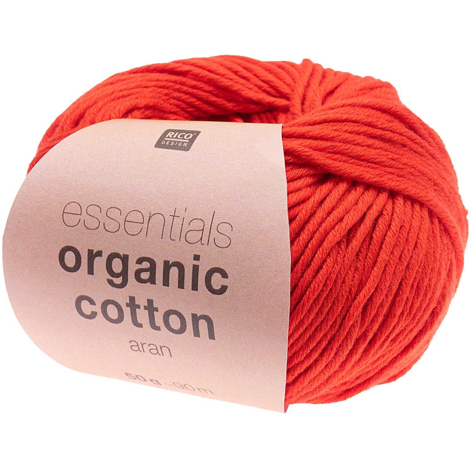 Rico Organic Cotton Aran 10 Red