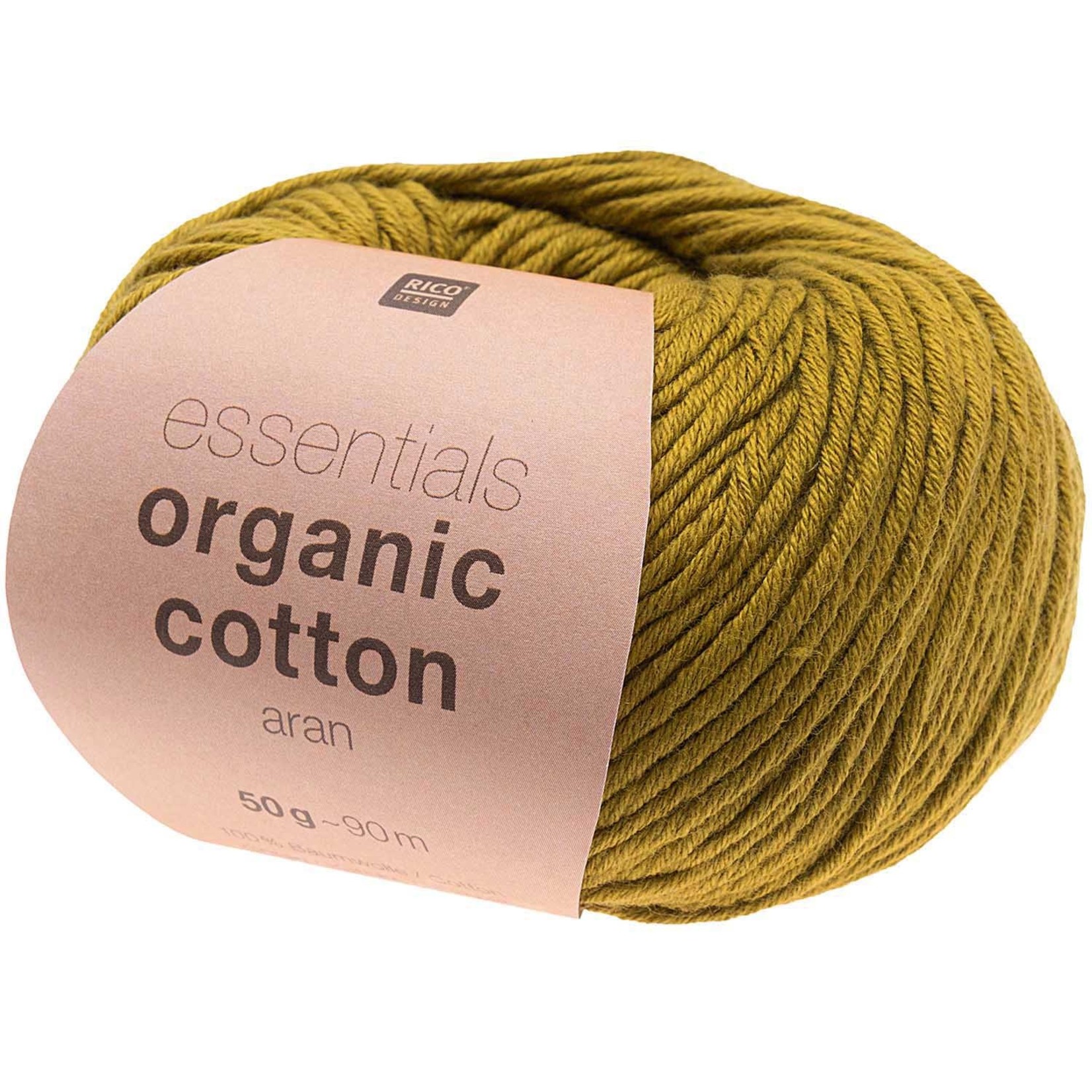 Rico Organic Cotton Aran 14 Olive