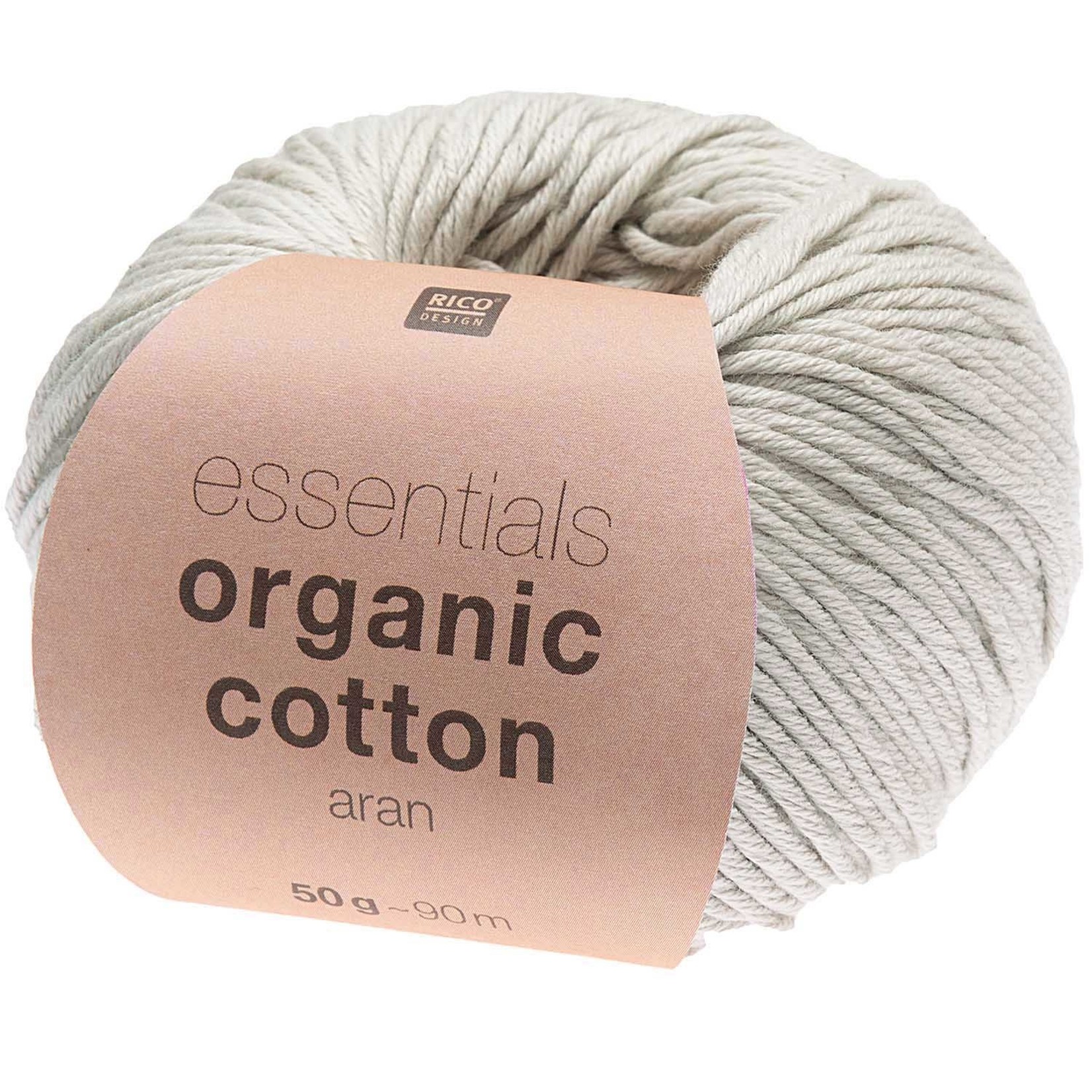 Rico Organic Cotton Aran 18 Silver