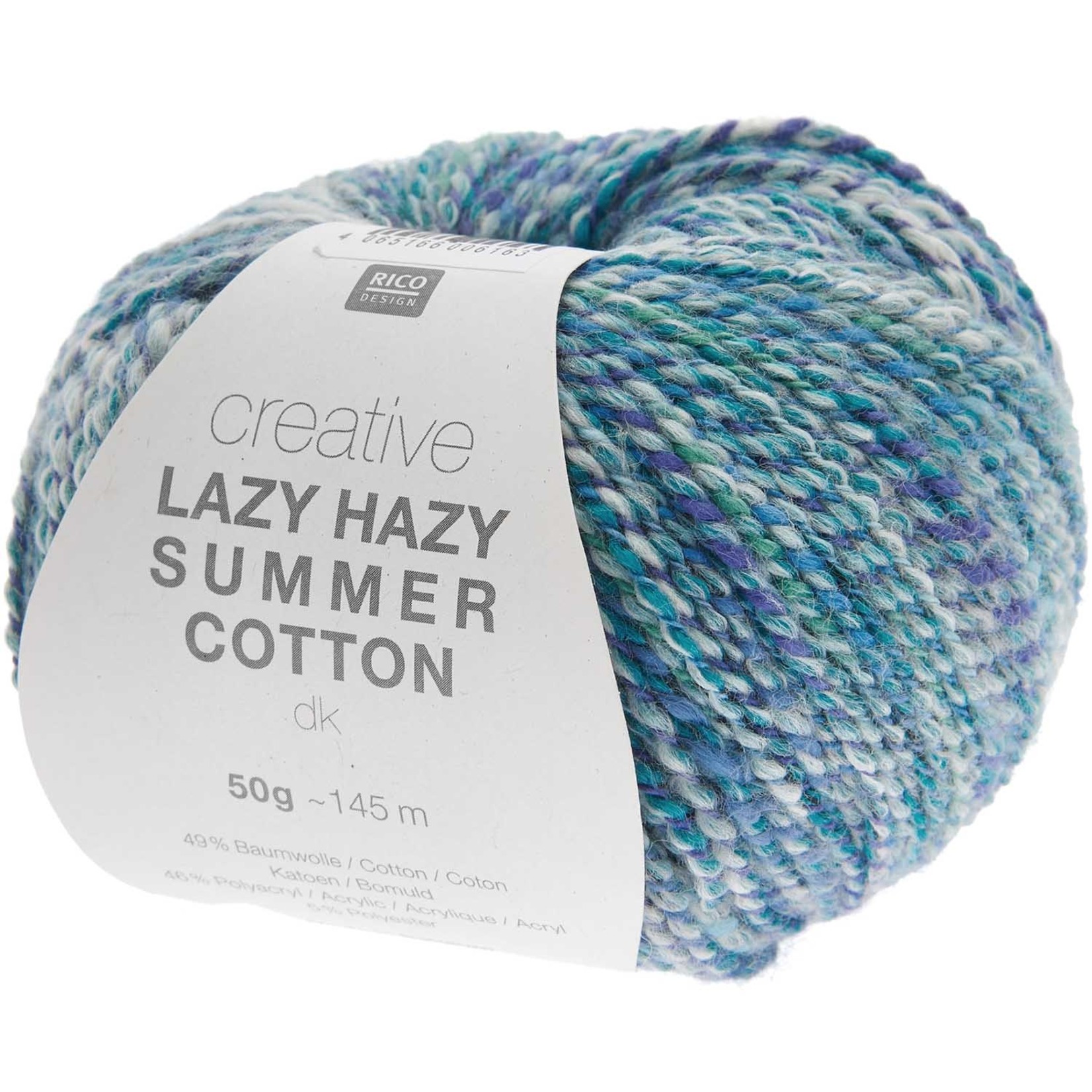 Rico Lazy Hazy Summer Cotton 020 Turquoise
