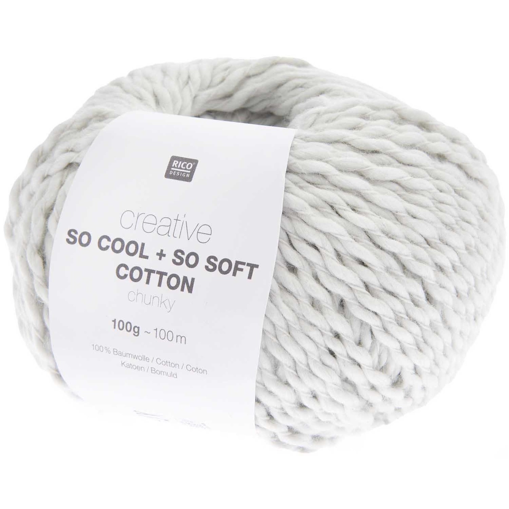 Rico So Cool  So Soft Cotton Chunky 021 Silver