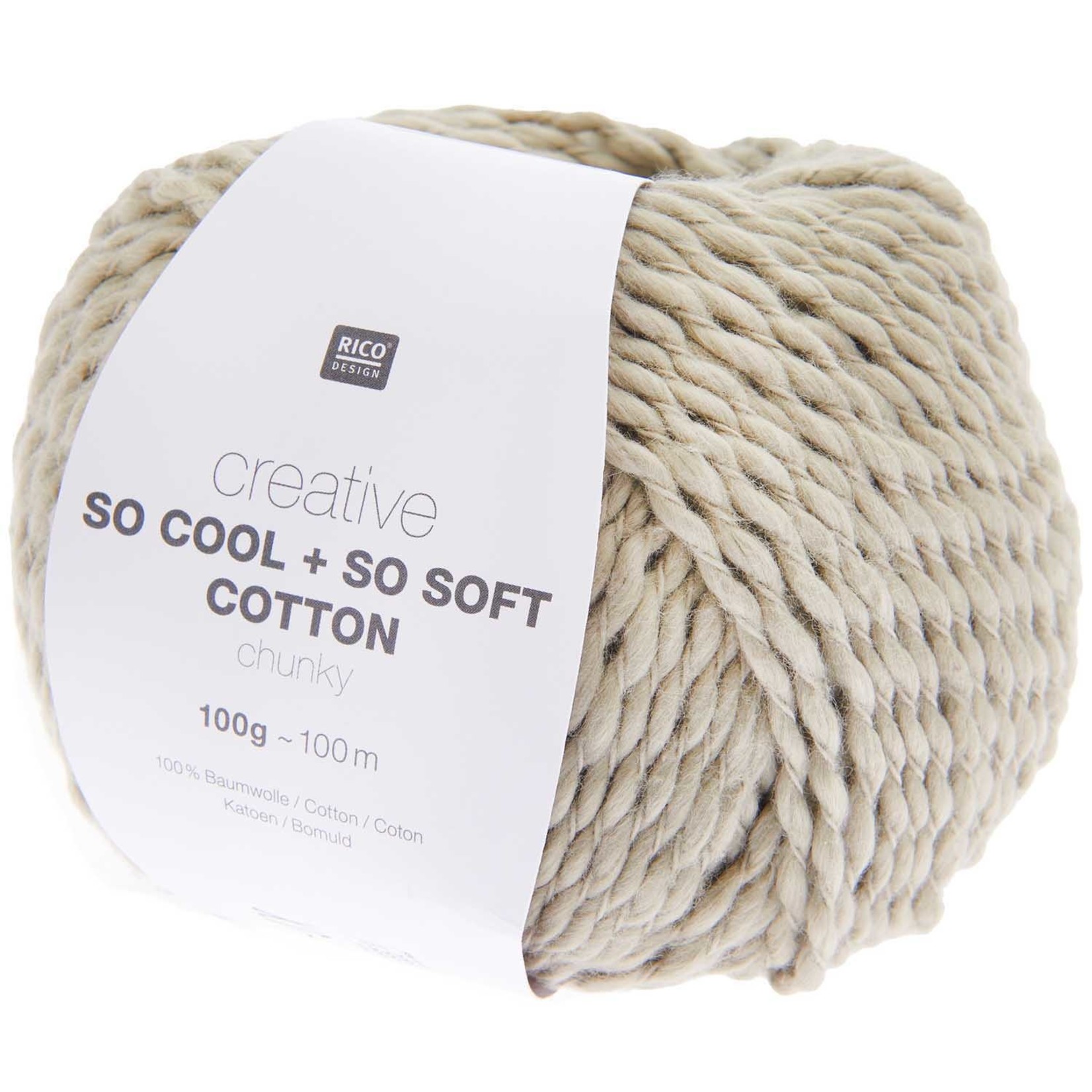 Rico So Cool  So Soft Cotton Chunky 022 Dust