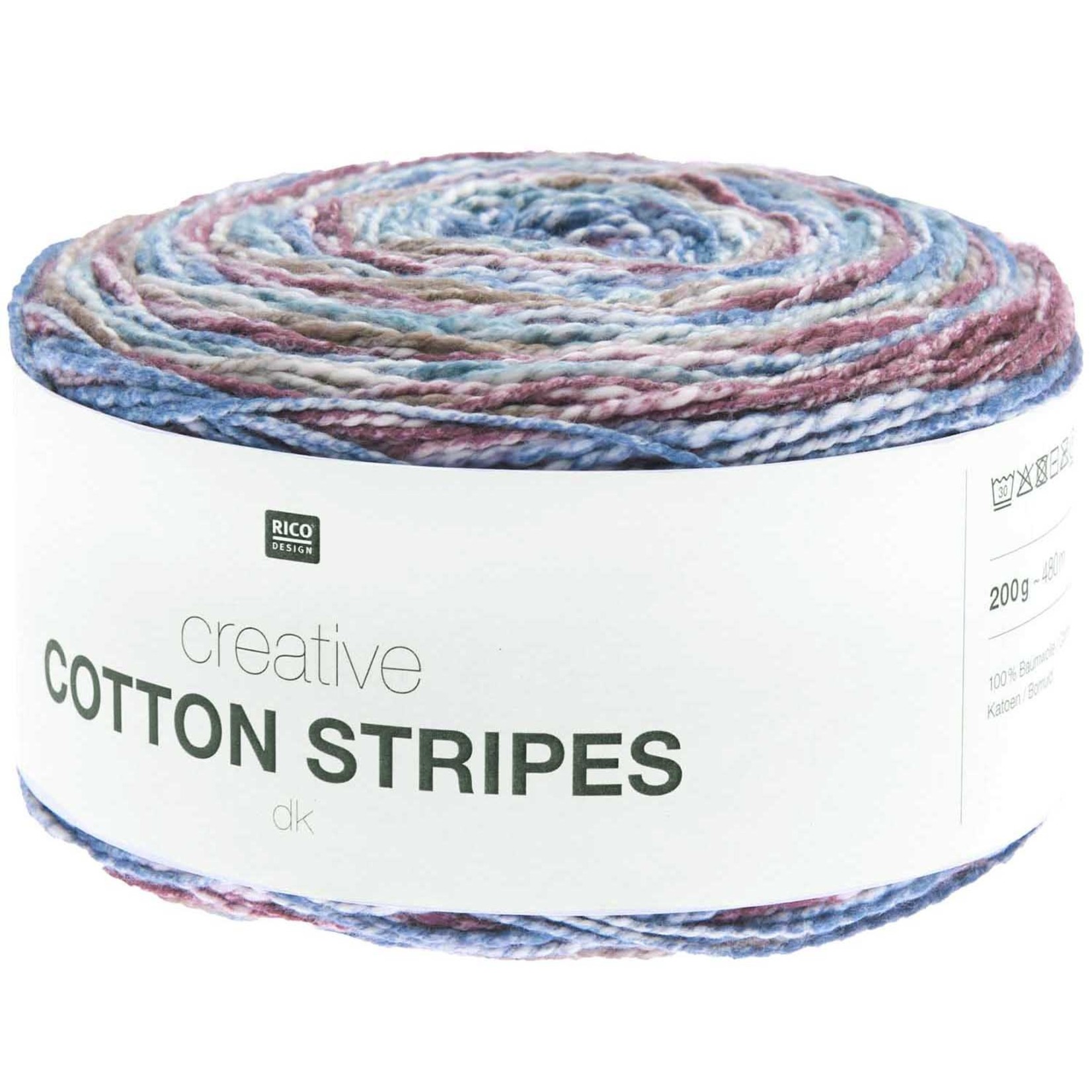 Rico Cotton Stripes 6 Summer Darks