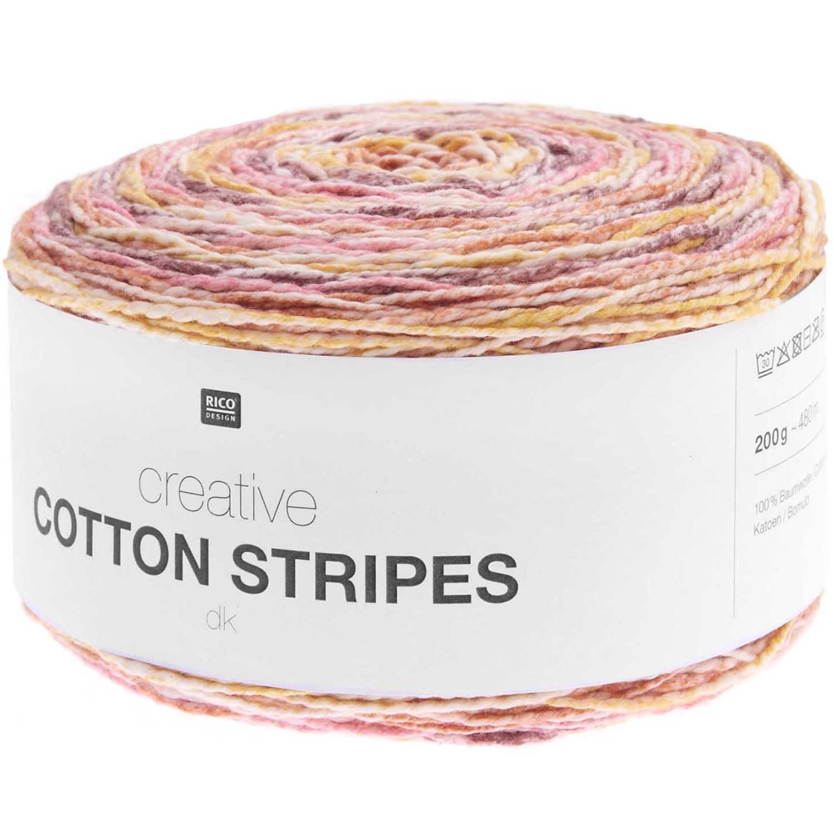 Rico Cotton Stripes 7 Candy