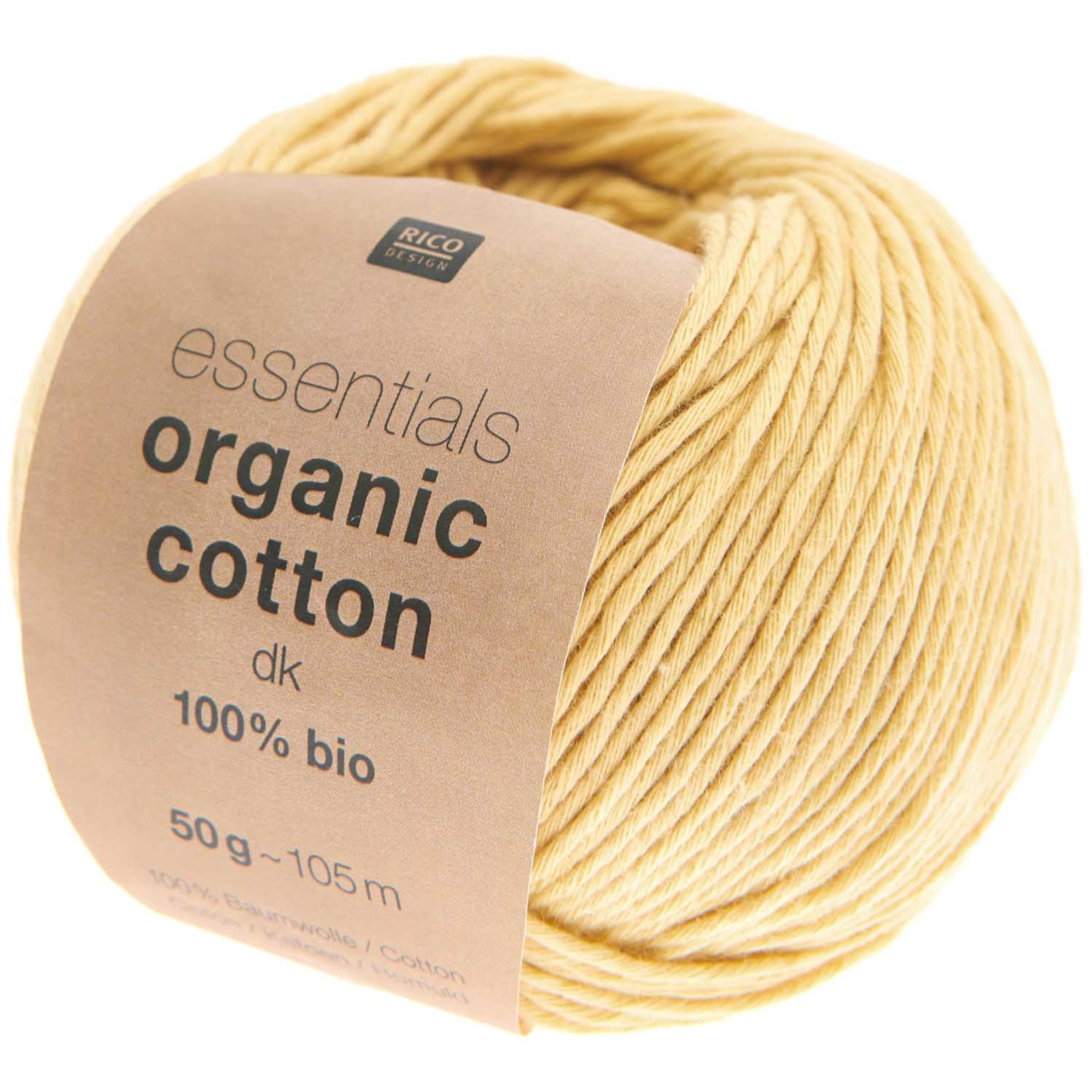 Rico Organic Cotton dk 3 Mustard