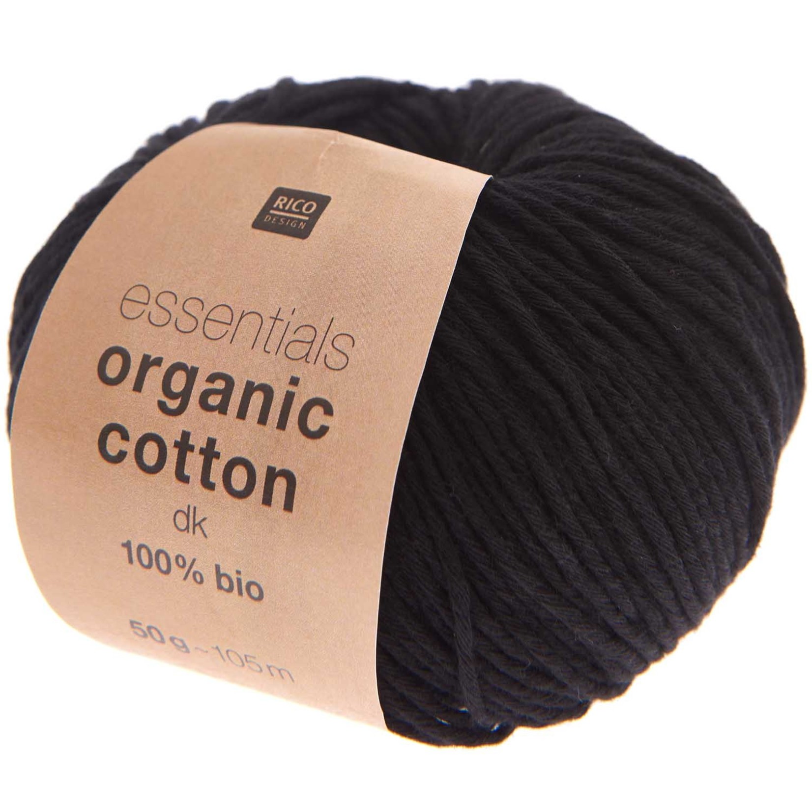 Rico Organic Cotton dk 20 Black