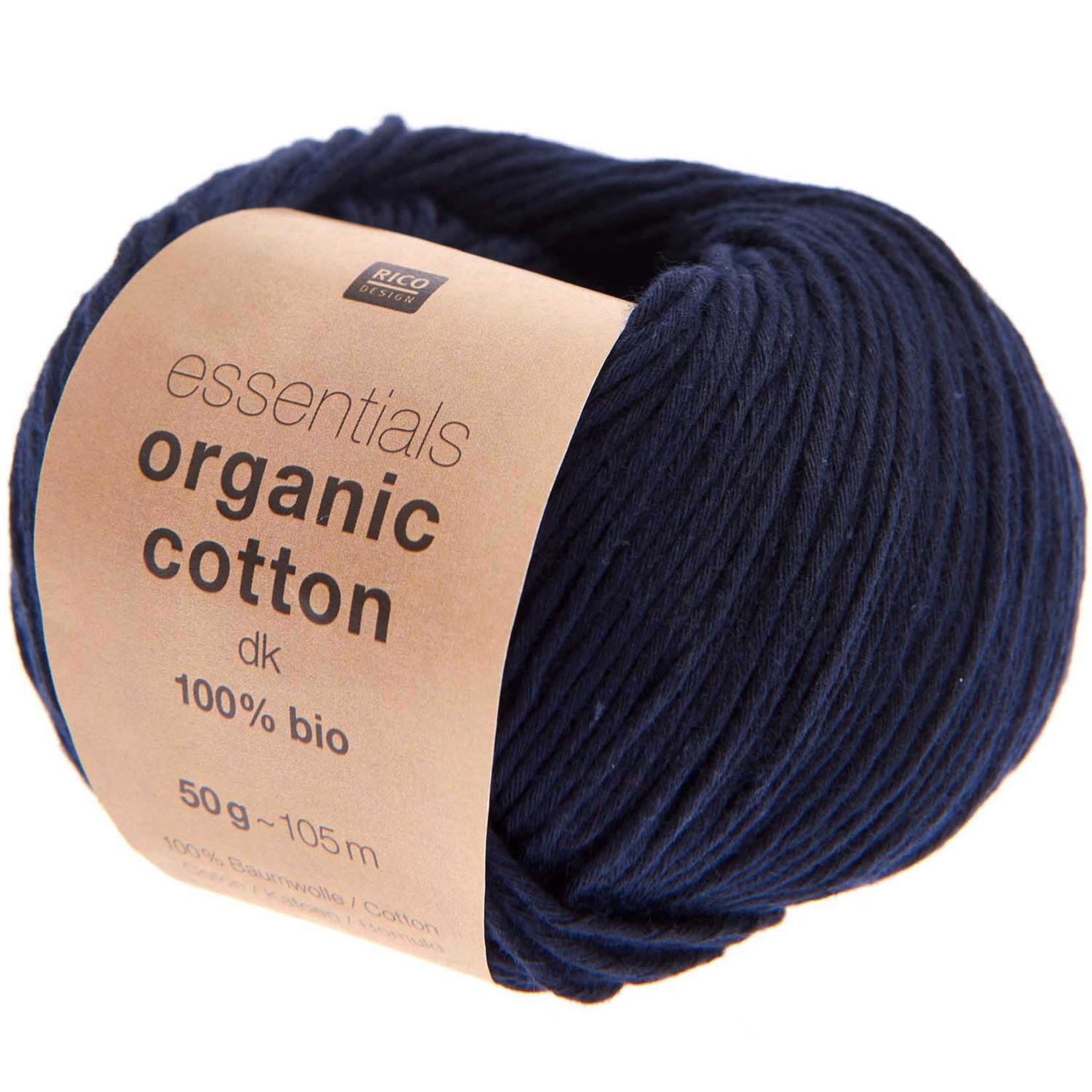 Rico Organic Cotton dk 17 Navy Blue