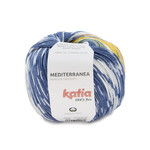 Katia Mediterranea 403 Blauw-Lichtoranje-Oker-Mint
