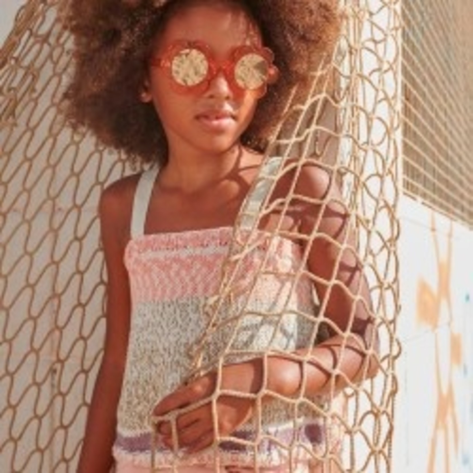 Katia Mediterranea 404 Camel-Oker-Mintgroen-Robijnrood