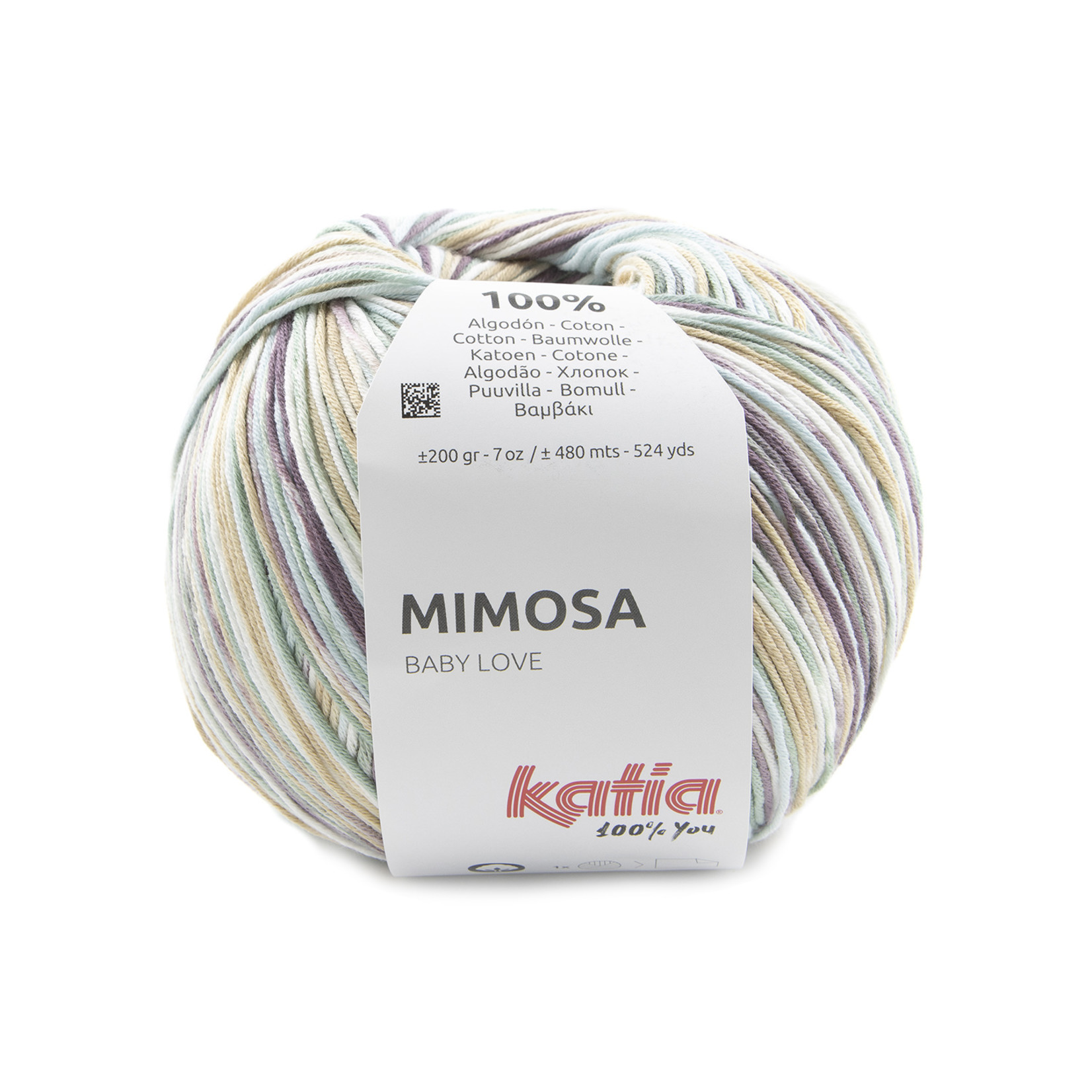 Katia Mimosa 305 Lila-Mintgroen-Waterblauw-Beige