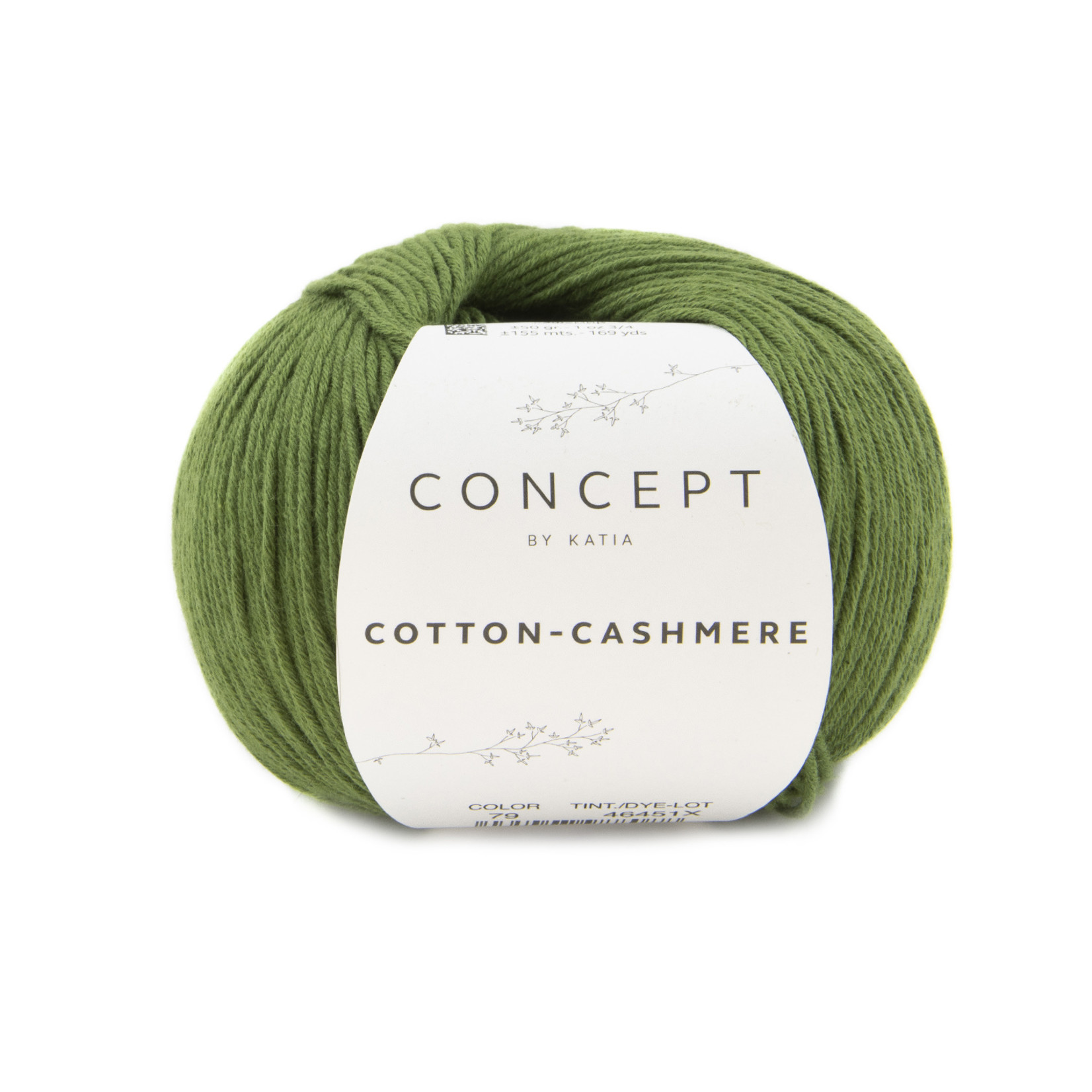 Katia Cotton Cashmere 79 Pijnboomgroen