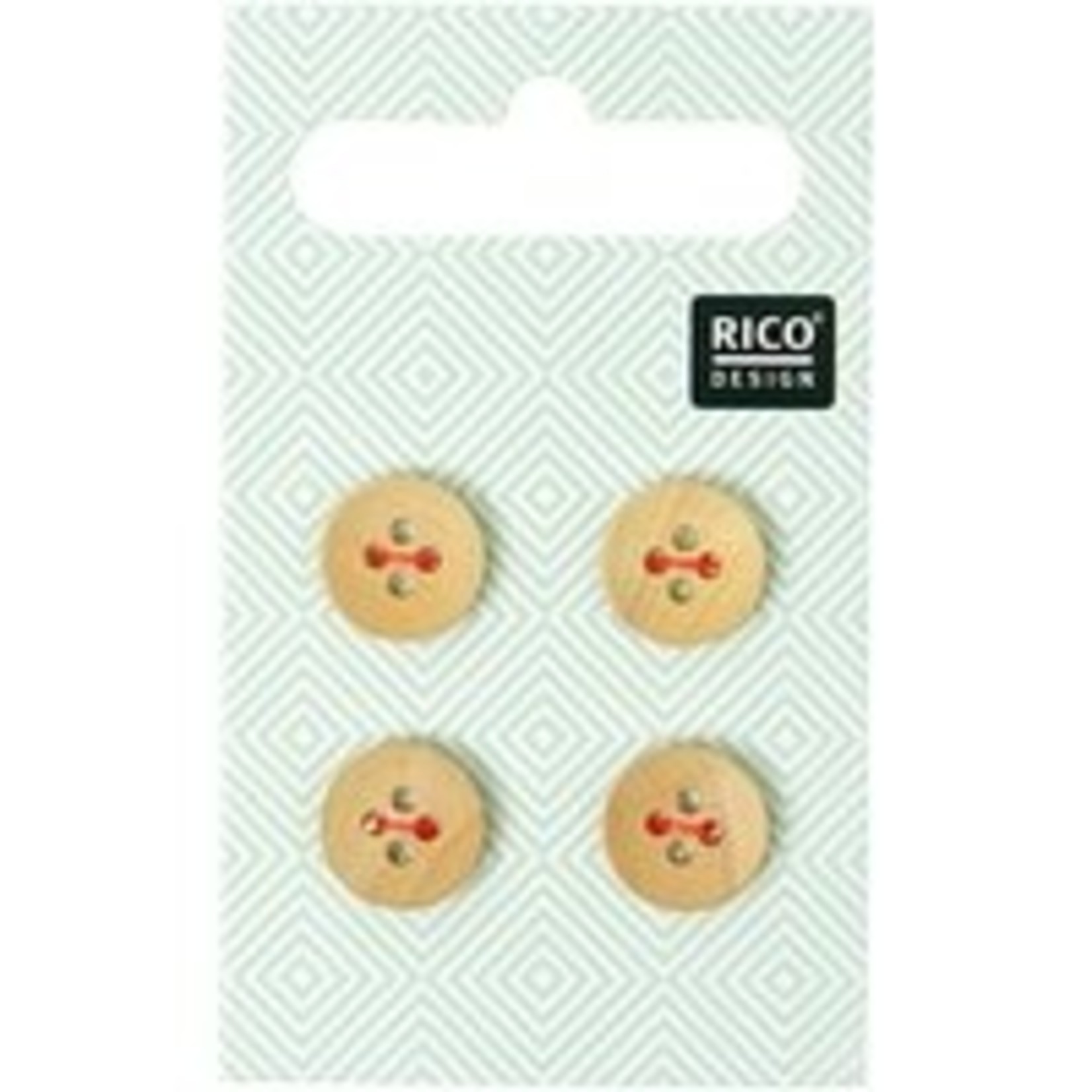 Rico Knopen Naturel Hout