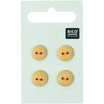 Rico Knopen Naturel Hout