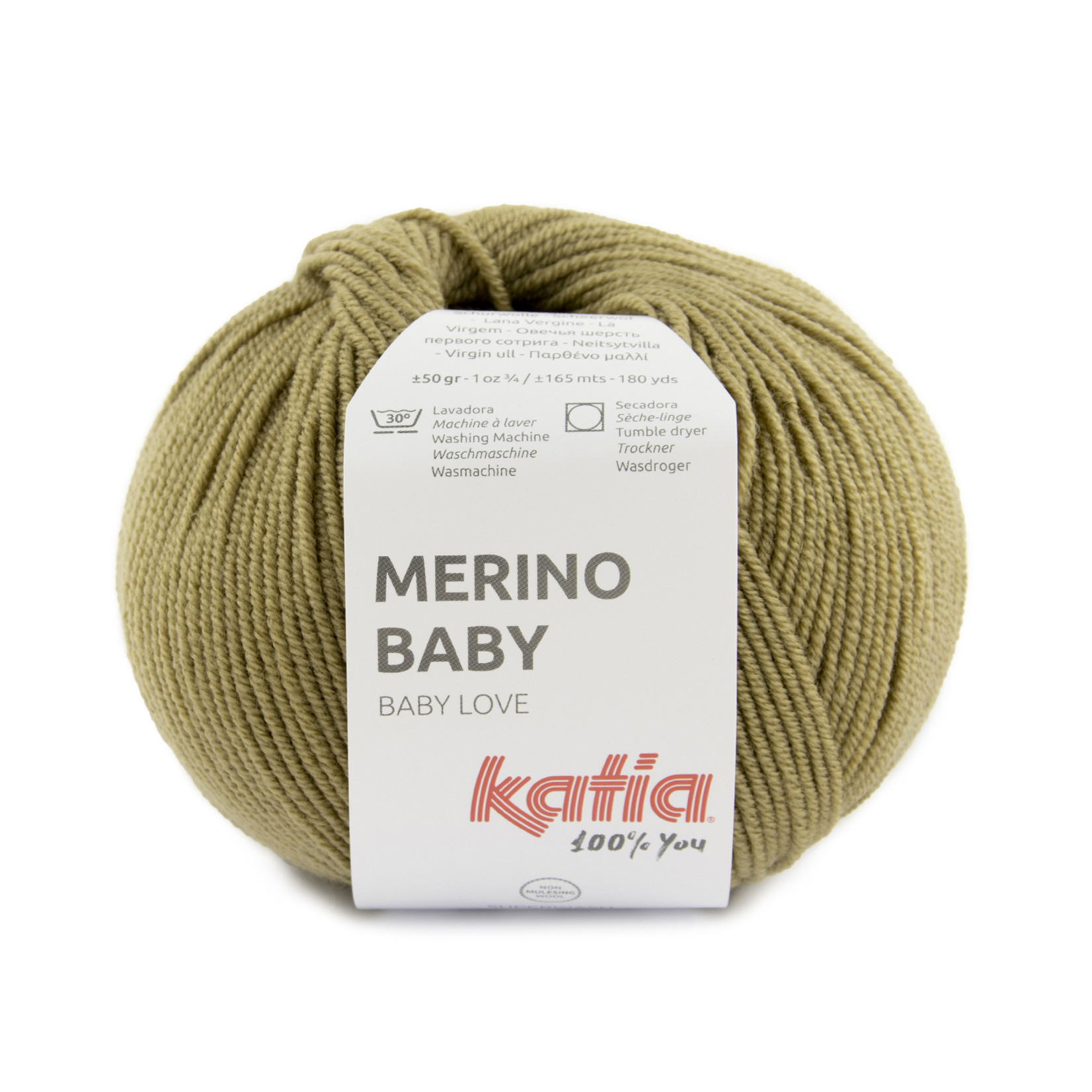 Katia Merino Baby 150 Olijfgroen