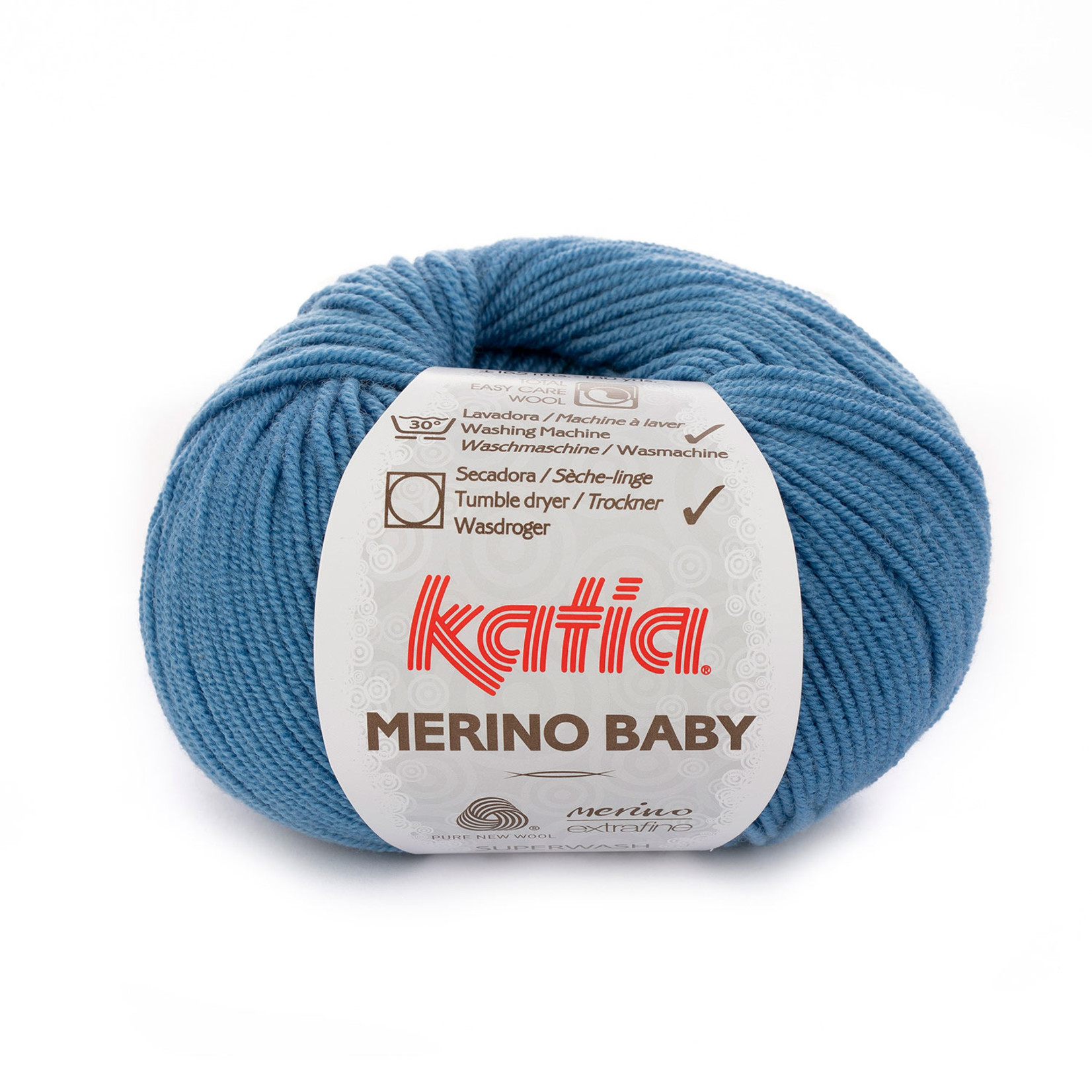 Katia Merino Baby 44 Blauw