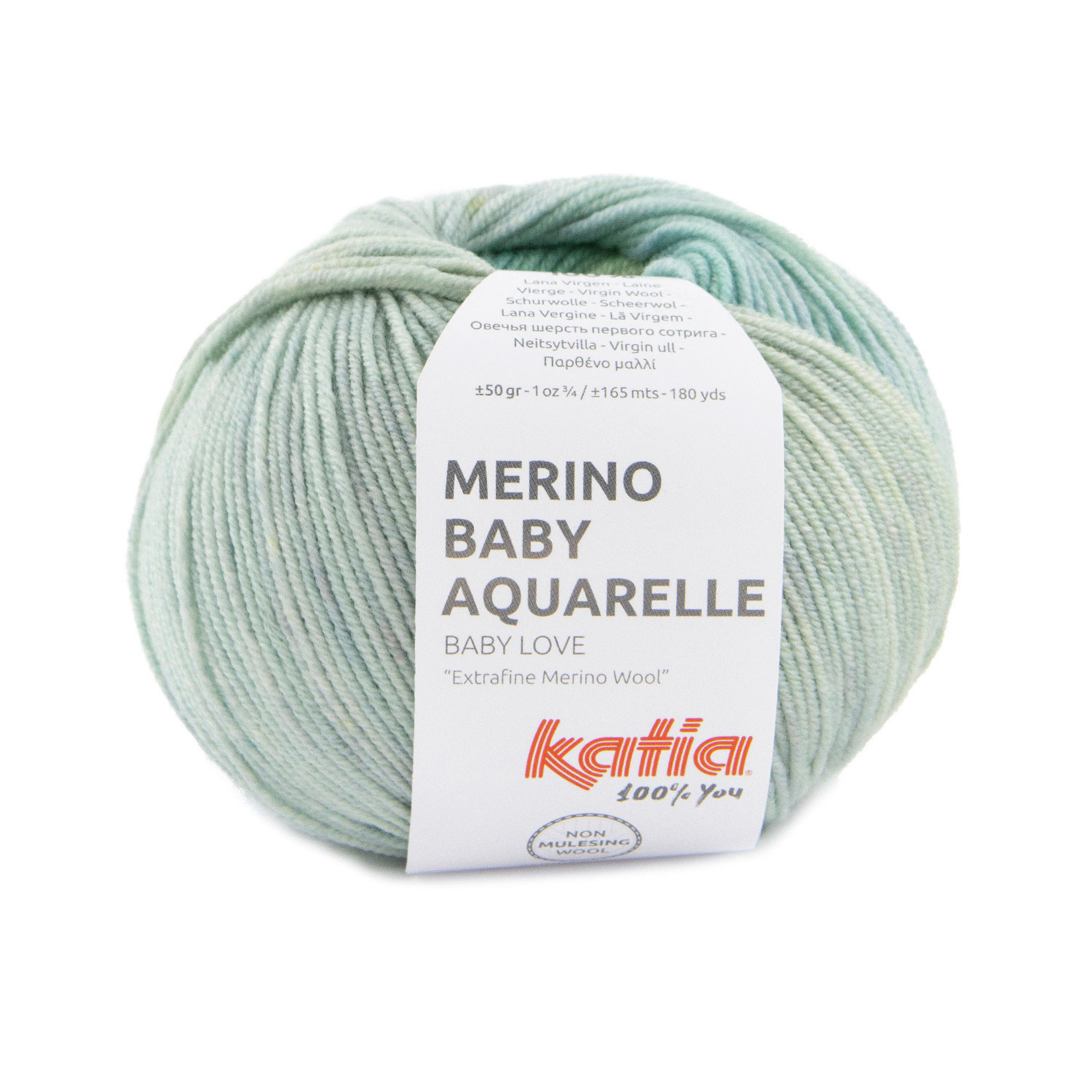Katia Merino Baby Aquarel 352 Crème-Blauw-Grijs