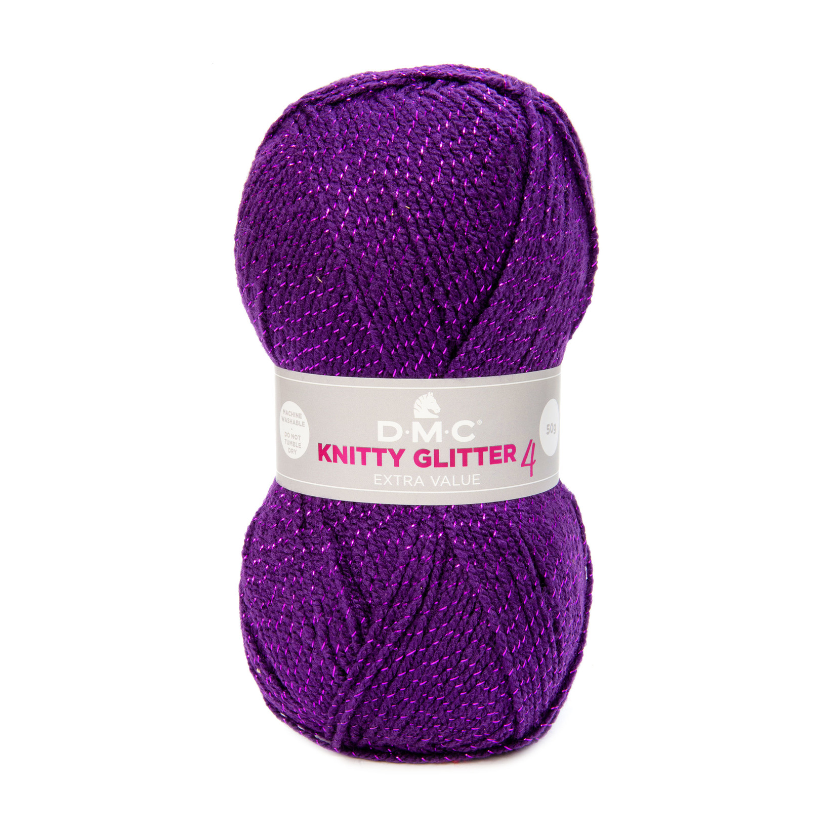 DMC Knitty 4 Glitter 225 Paars