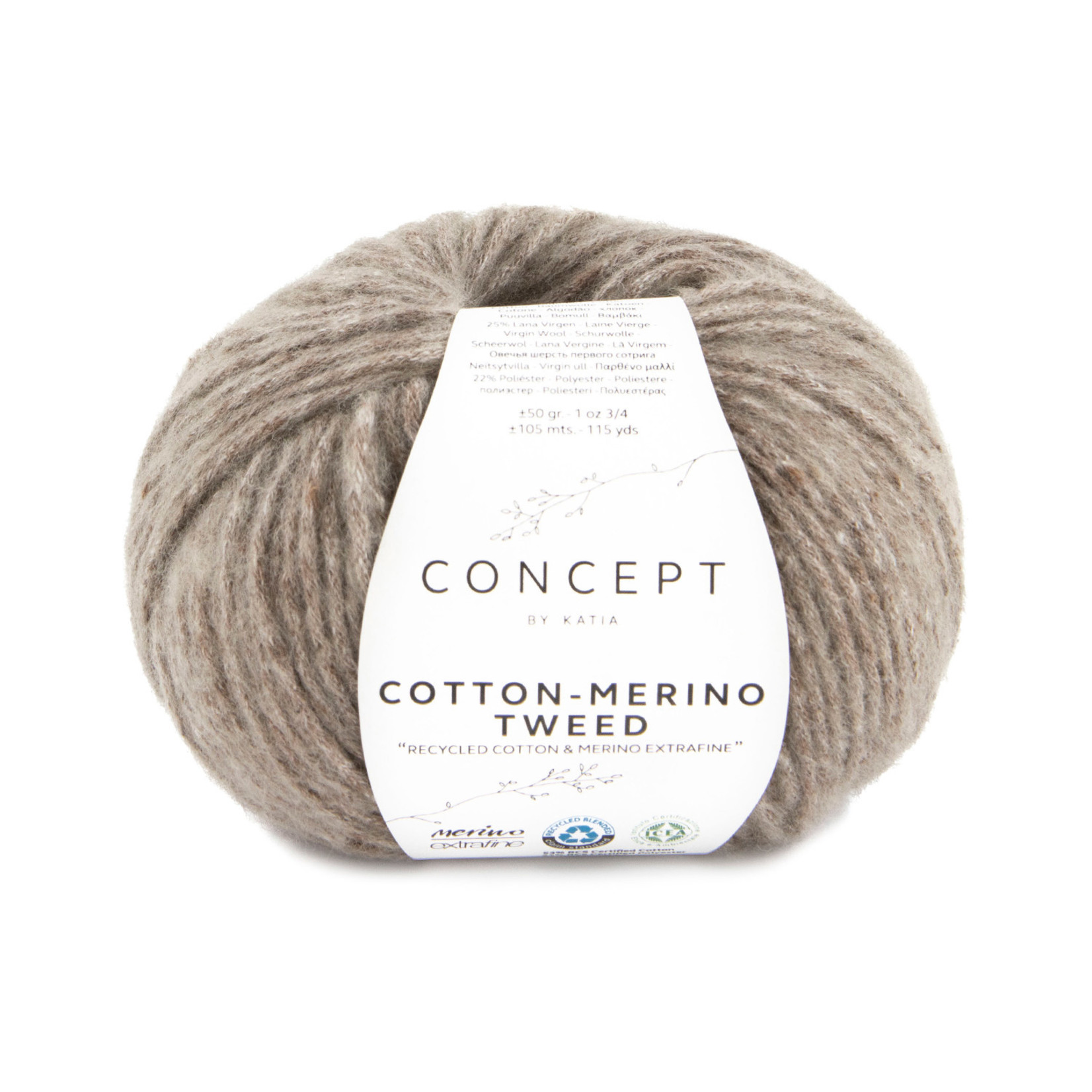 Katia Cotton Merino Tweed 510 Reebruin