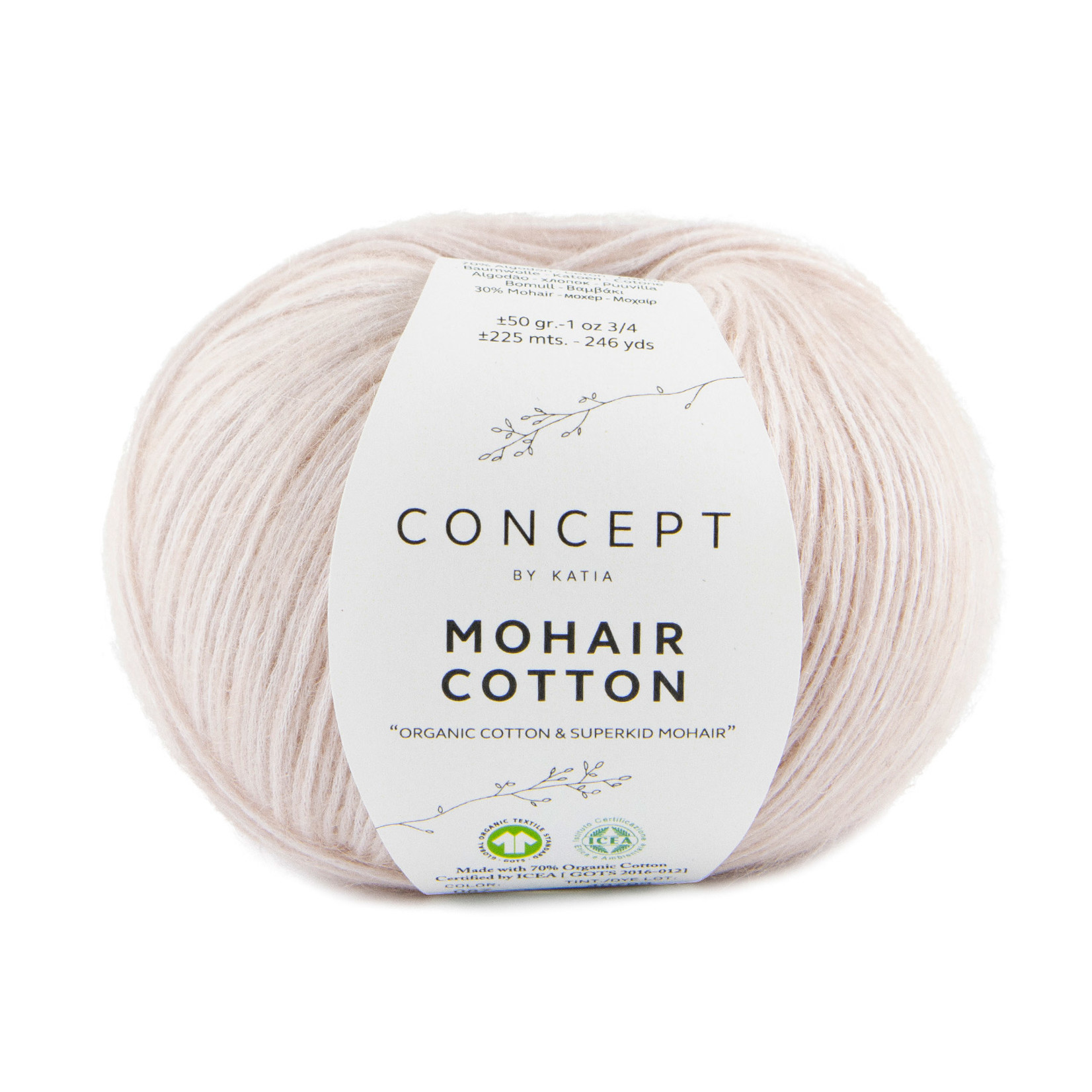 Katia Mohair Cotton 87 Lichtroos