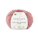 Katia Cotton Merino Fine 99 Donkerroos