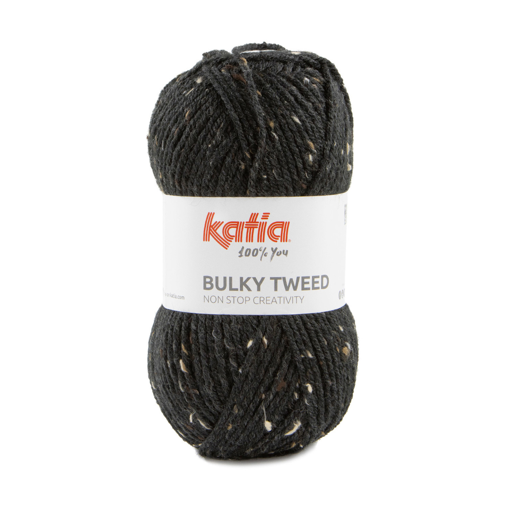 Katia Bulky Tweed 202 Donkergrijs