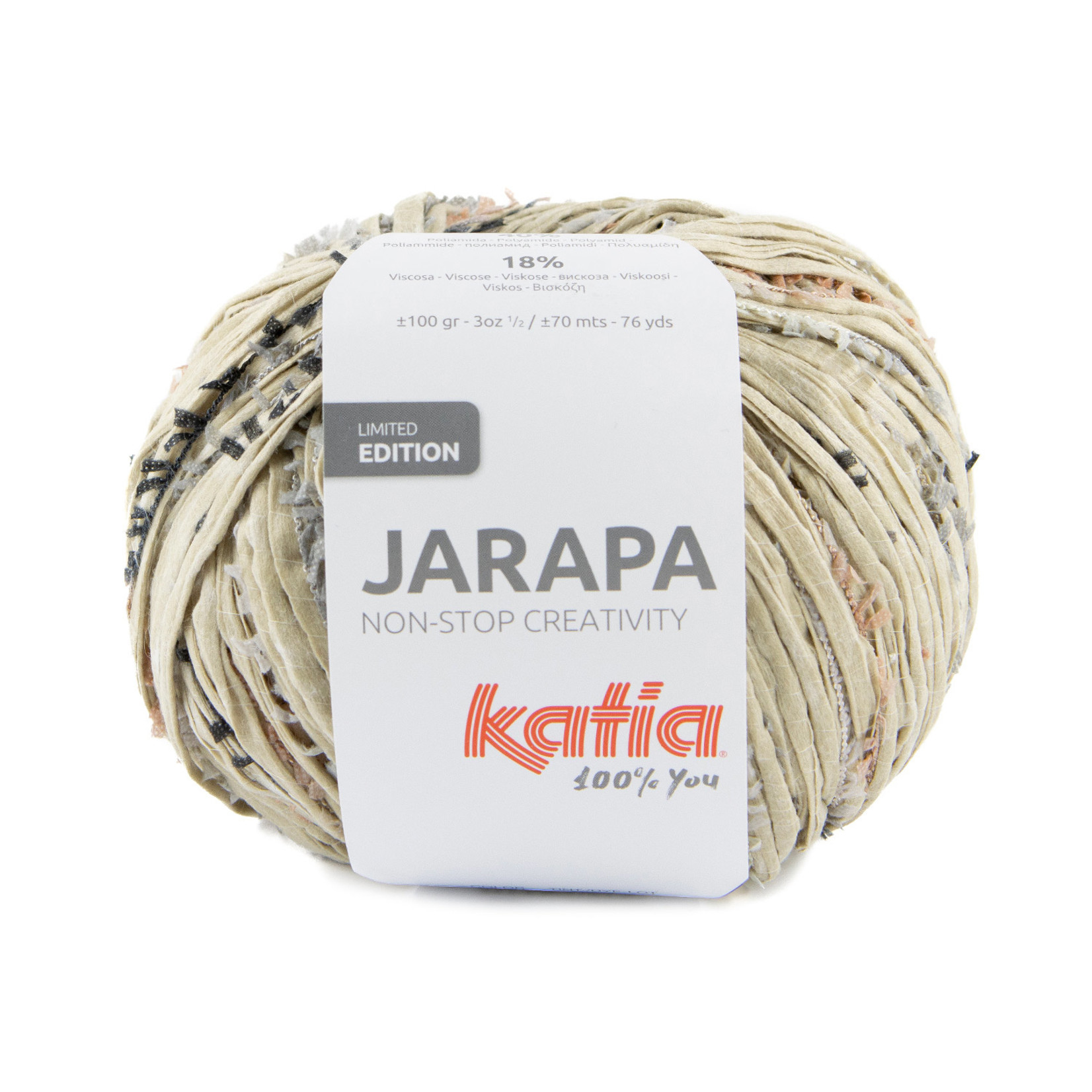 Katia Jarapa 500 Beige-Grijs-Kauwgomroze-Zwart