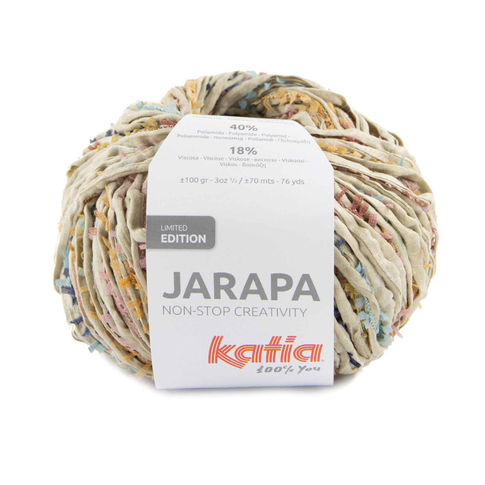 Katia Jarapa 503 Beige-Blauw-Oranje-Kauwgomroze