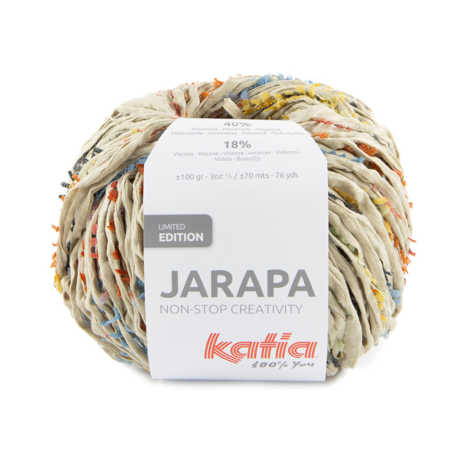 Katia Jarapa 504 Beige-Blauw-Oranje-Zwart