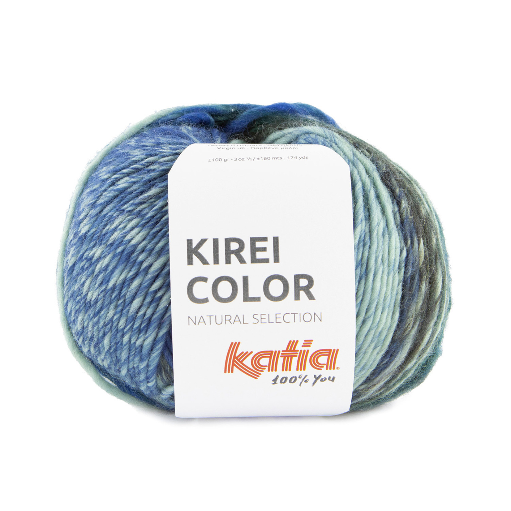 Katia Kirei Color 350 Blauw-Groen-Oranje