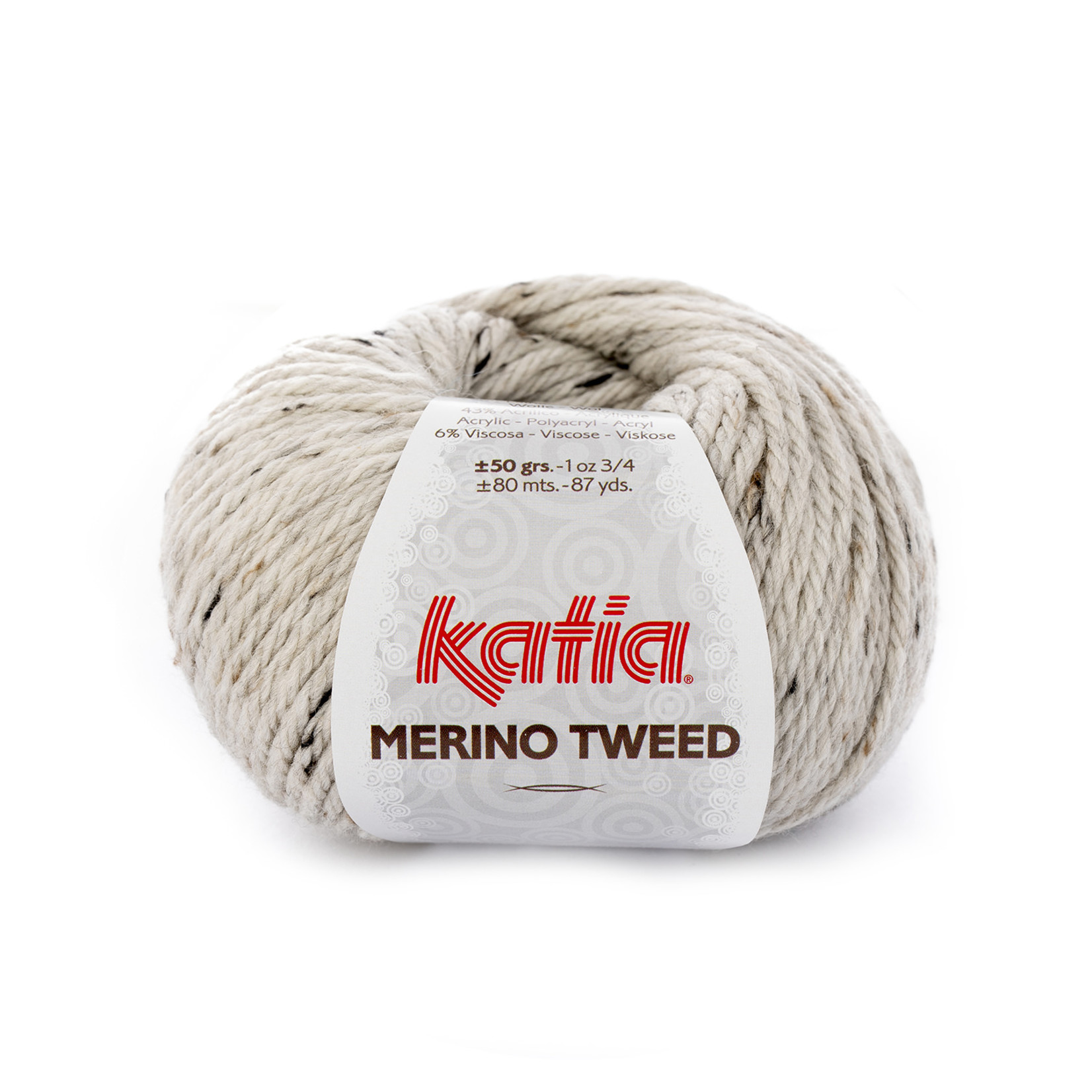 Katia Merino Tweed 300 Ecru