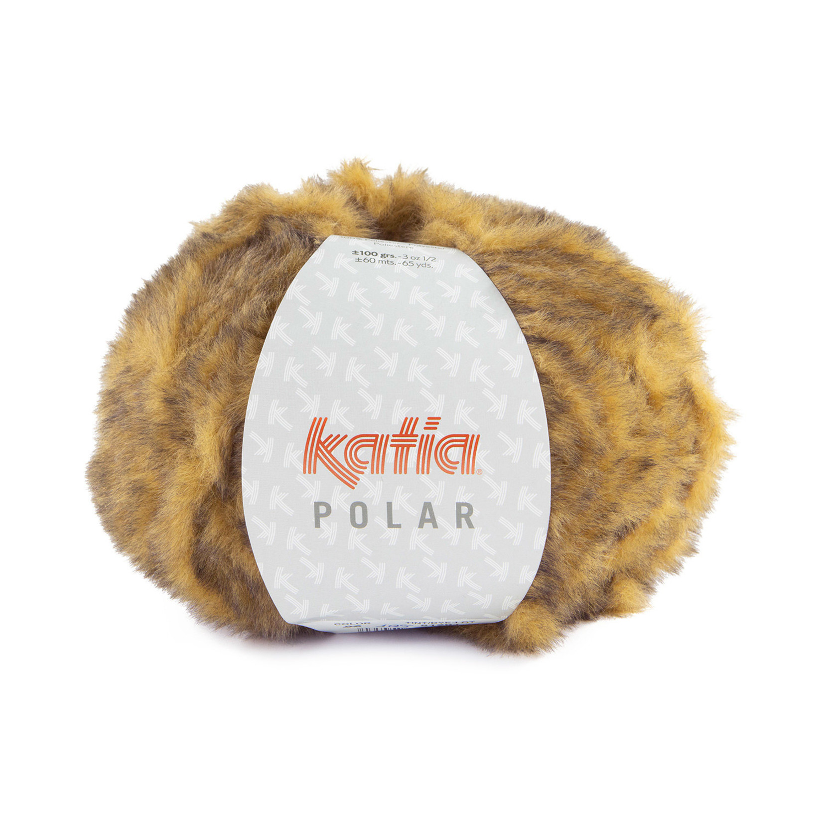 Katia Polar 105 Mosterd-Zwart