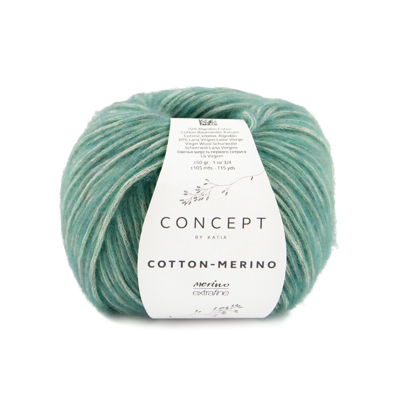 Katia Cotton Merino 140 Smaragdgroen