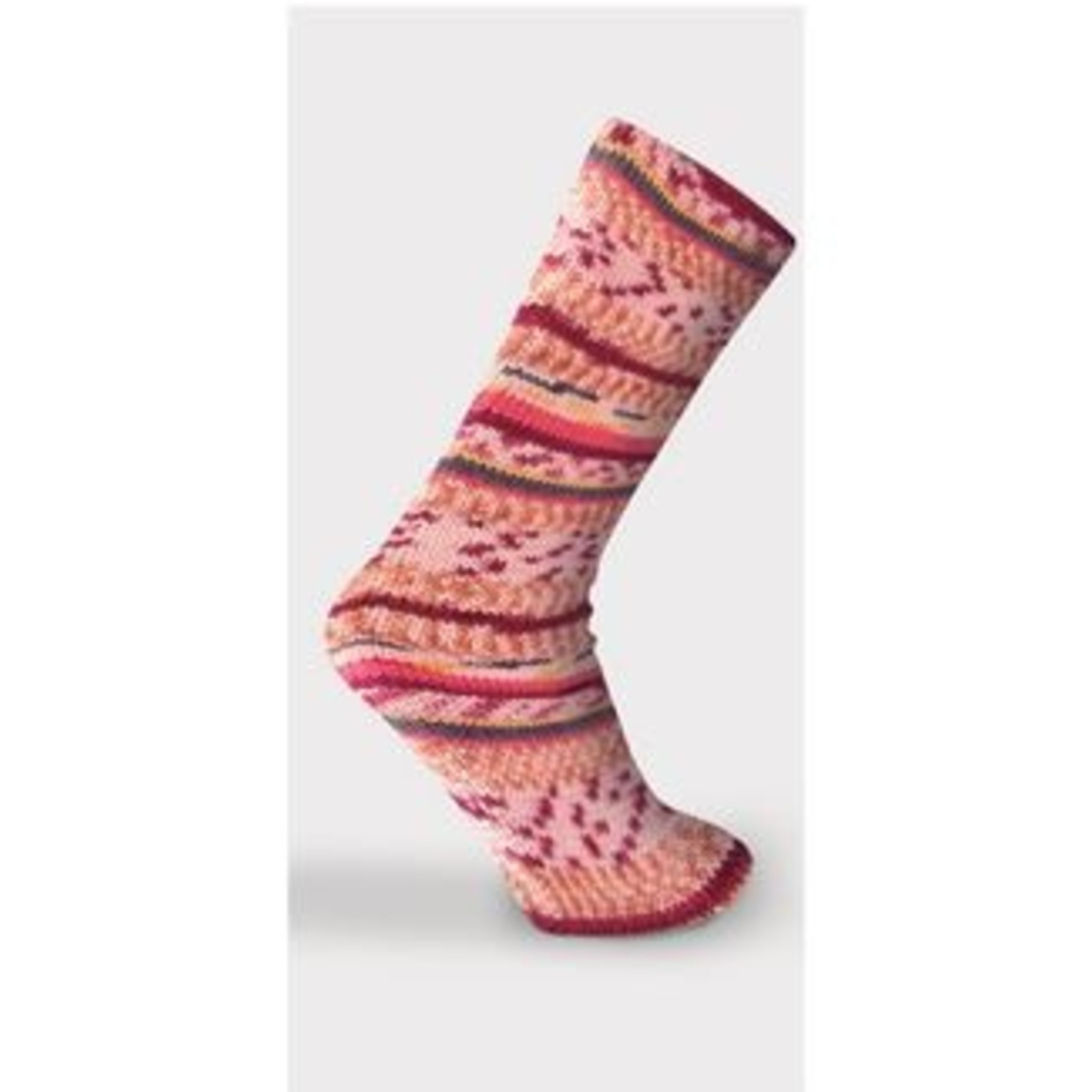 Katia Taika Socks 101 Rood-Camel-Oker