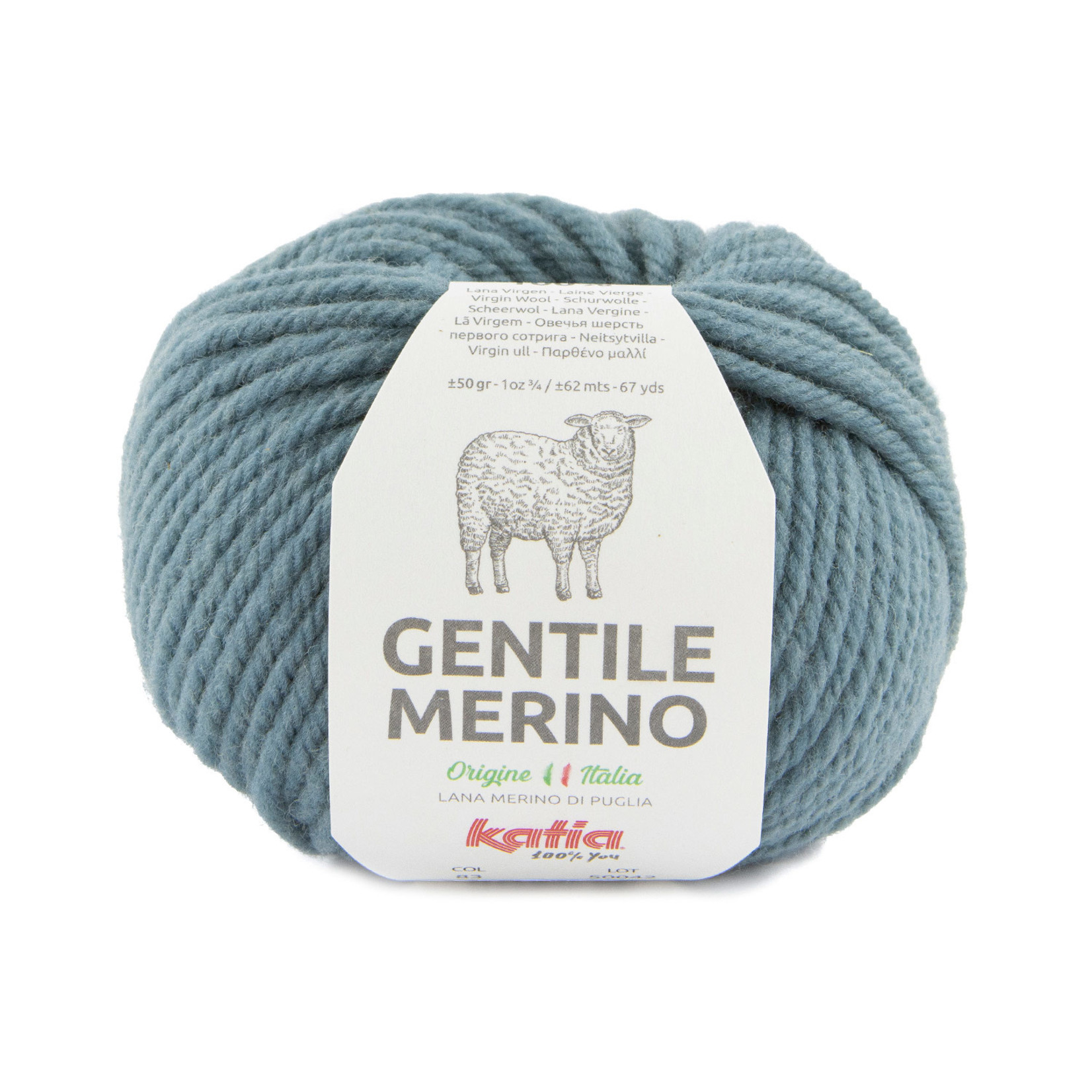 Katia Gentile Merino 83 Groenblauw