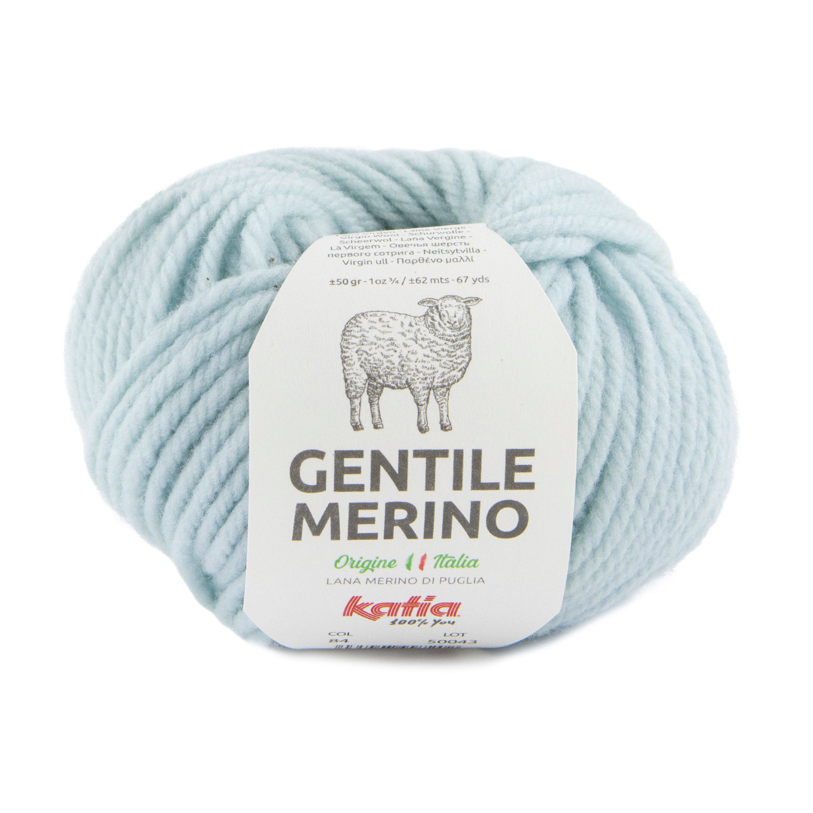 Katia Gentile Merino 84 Waterblauw