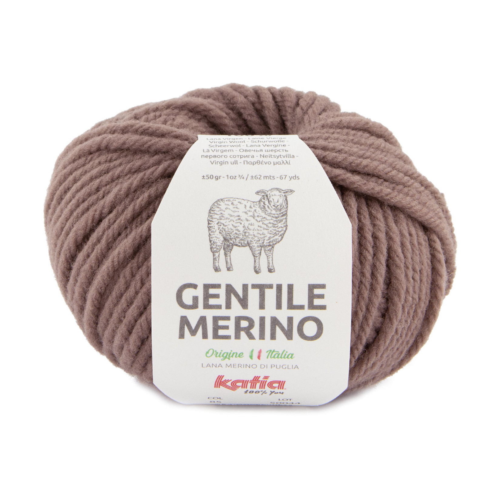 Katia Gentile Merino 85 Roodbruin