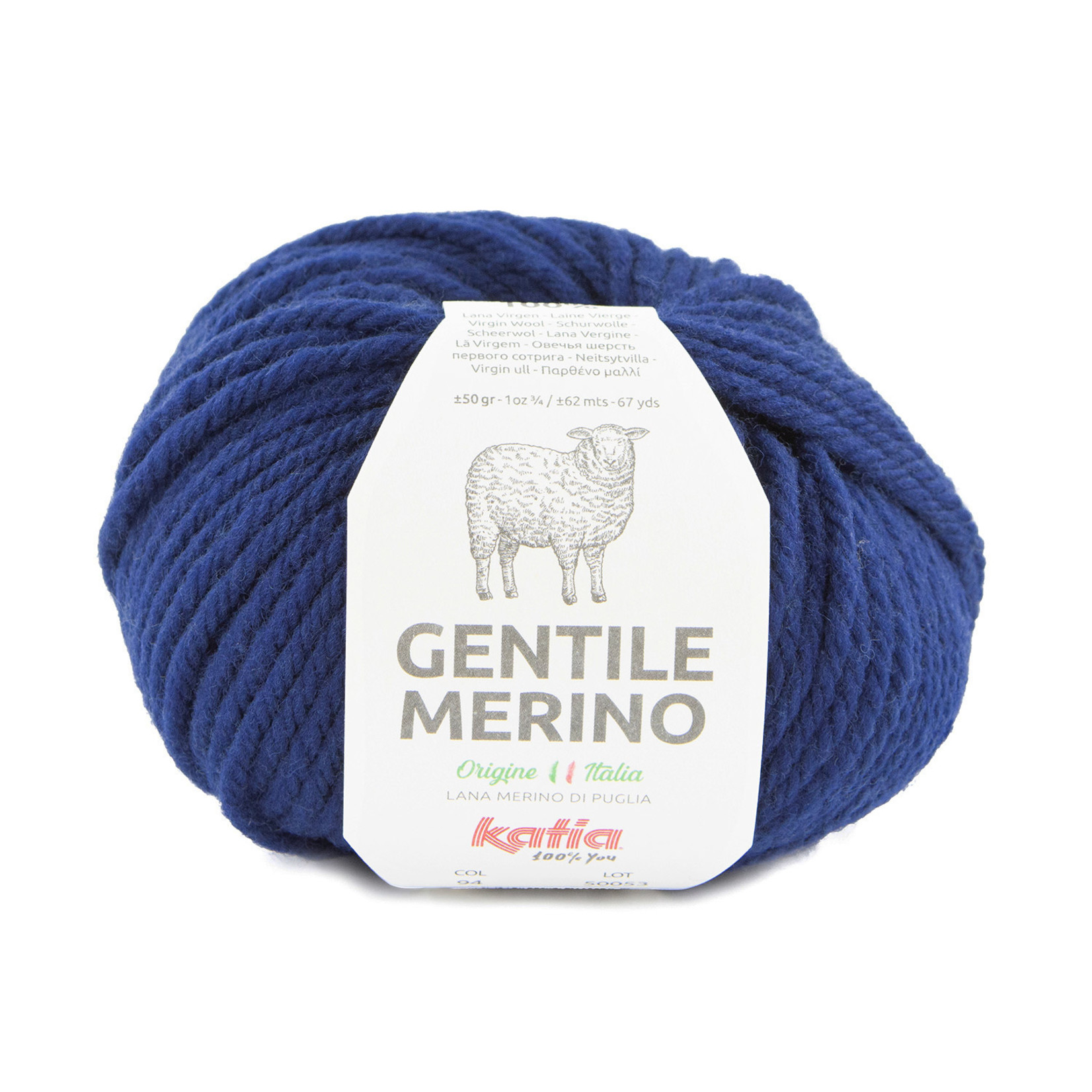 Katia Gentile Merino 94 Oceaanblauw