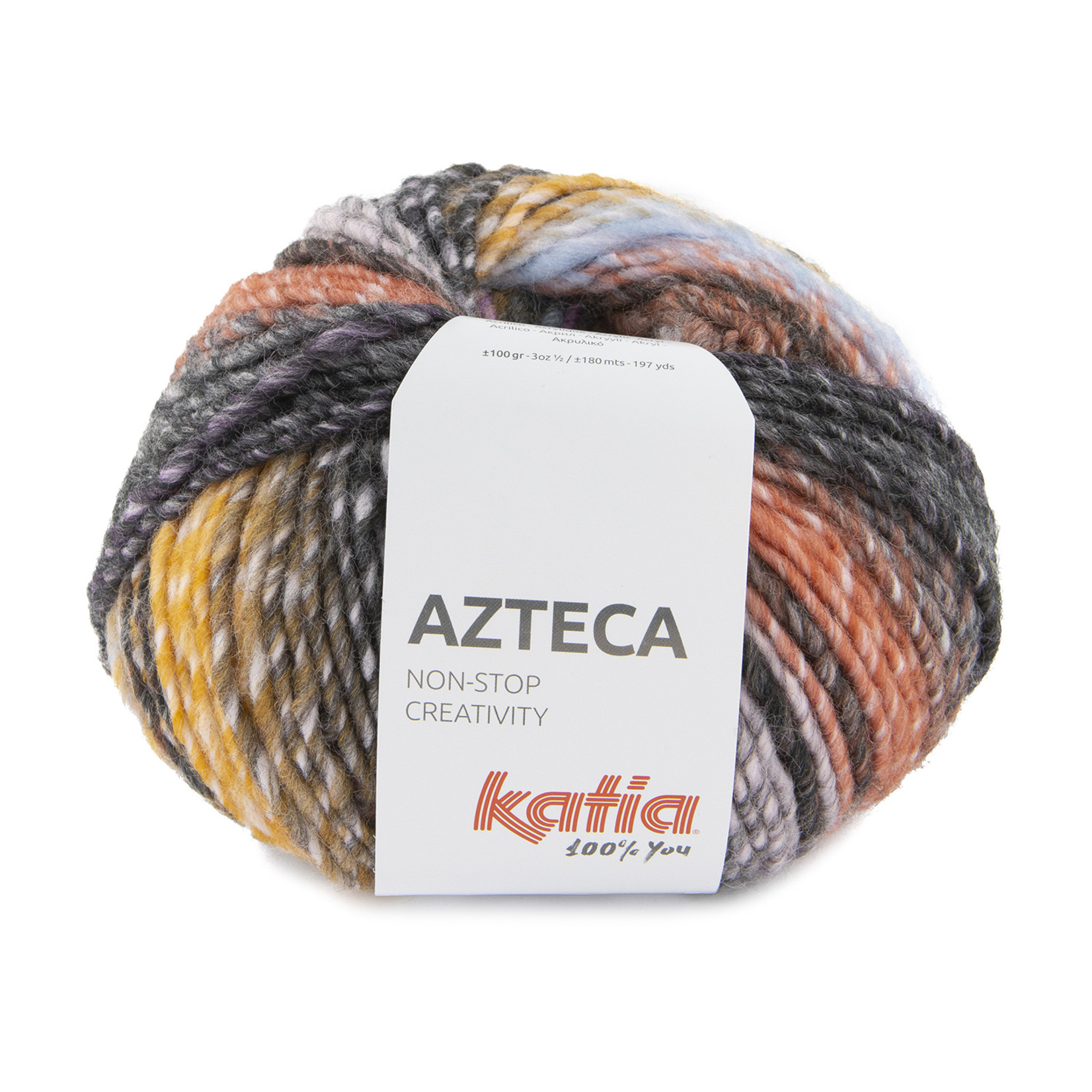 Katia Azteca 7887 Lila-Oranje-Geel