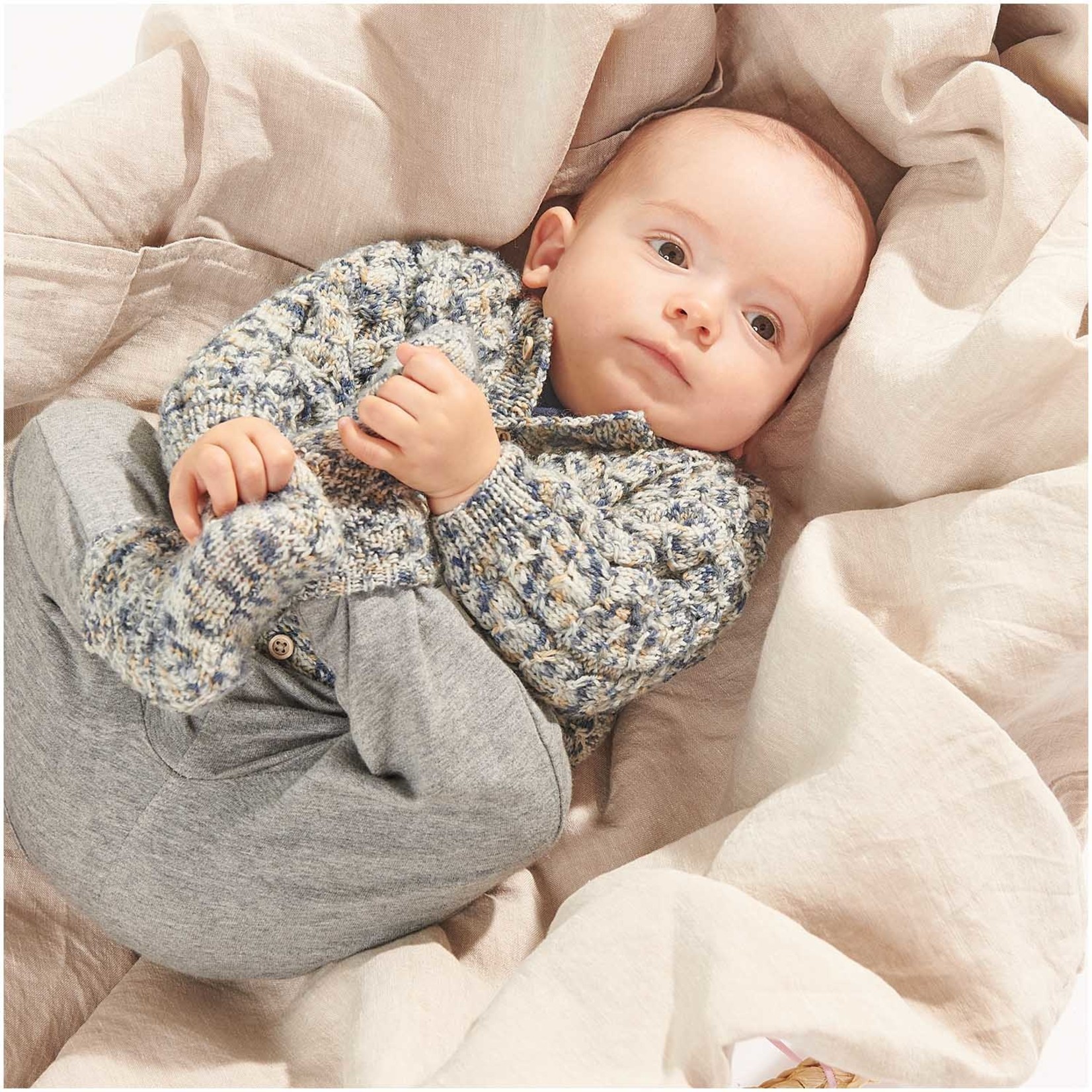 Rico Baby Merino Print 11 Lila-Efeu