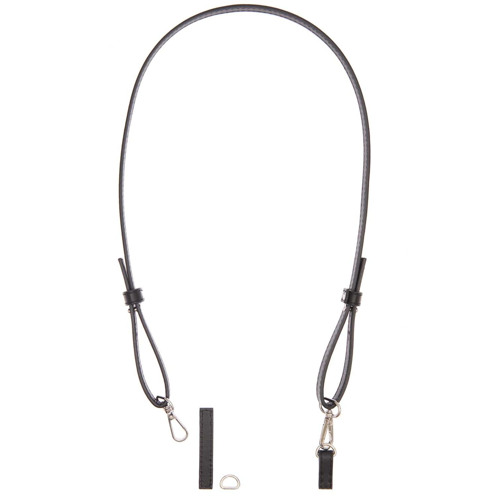 Rico Schouderriem kunstleer zwart of bruin 1085 mm