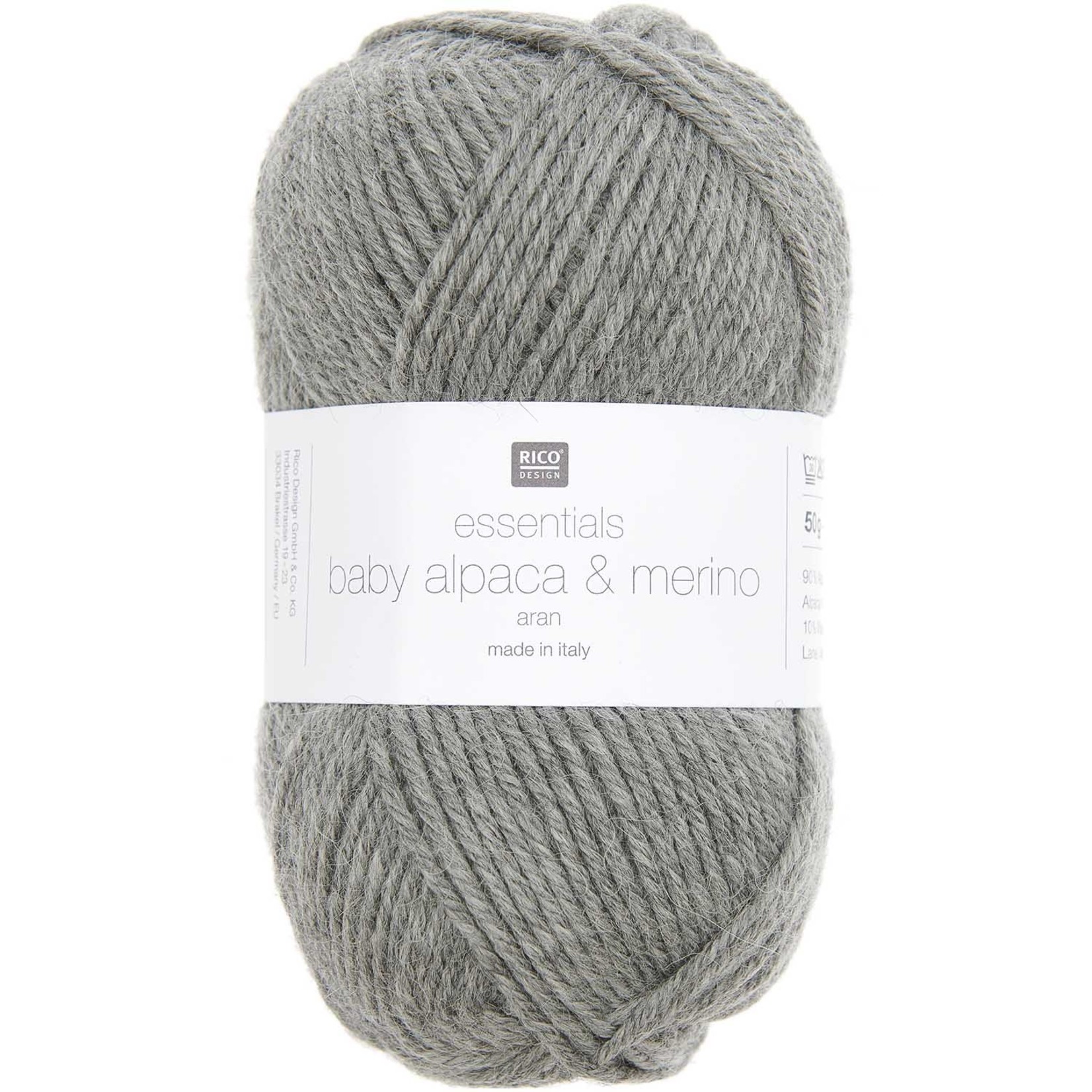 Rico Baby Alpaca & Merino aran 10 Grijs