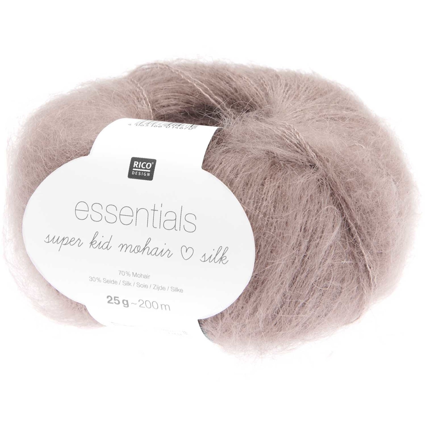 Rico Super Kid  Mohair Loves Silk 058 Greybrown