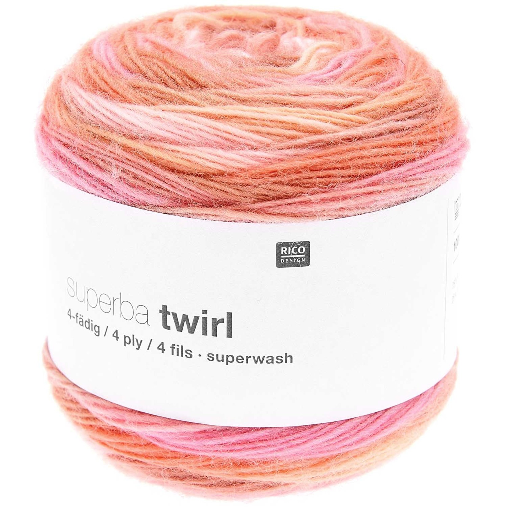 Rico Superba Twirl 4 ply 3 Zalm