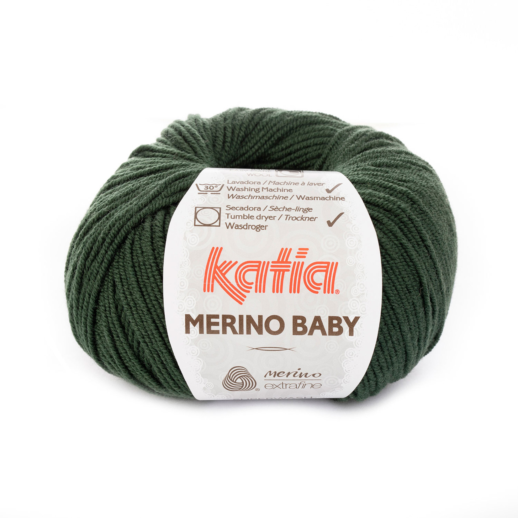 Katia Merino Baby 85 Donkergroen