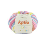 Katia Baby Jacquard 97 Kauwgomroze-Pistache-Blauw