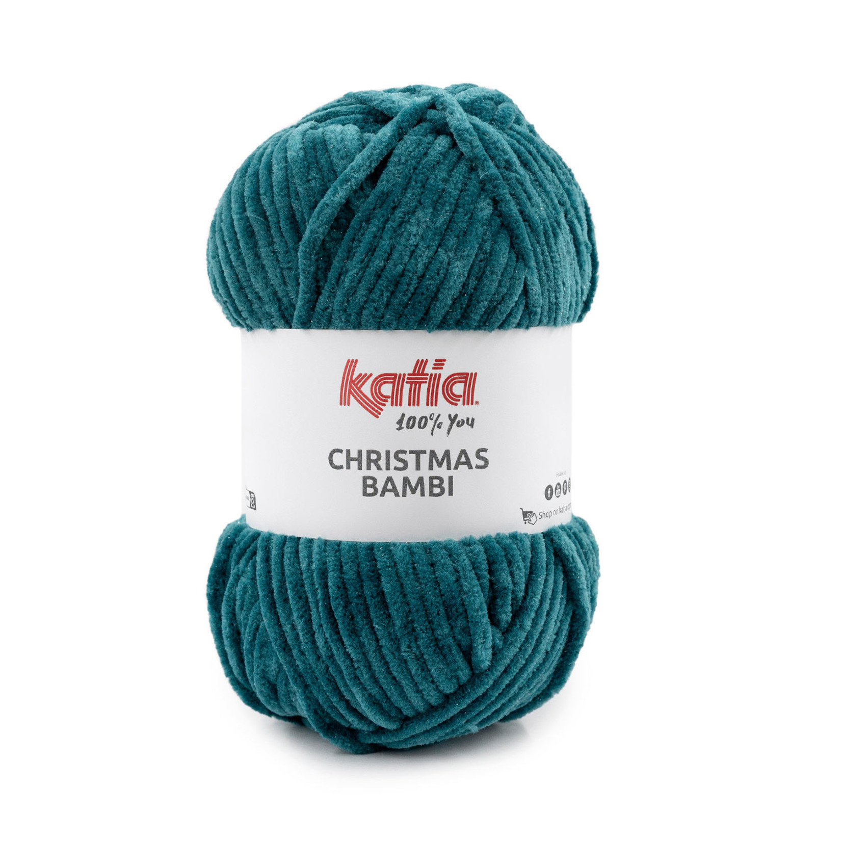 Katia Kerst Bambi 304 Groenblauw