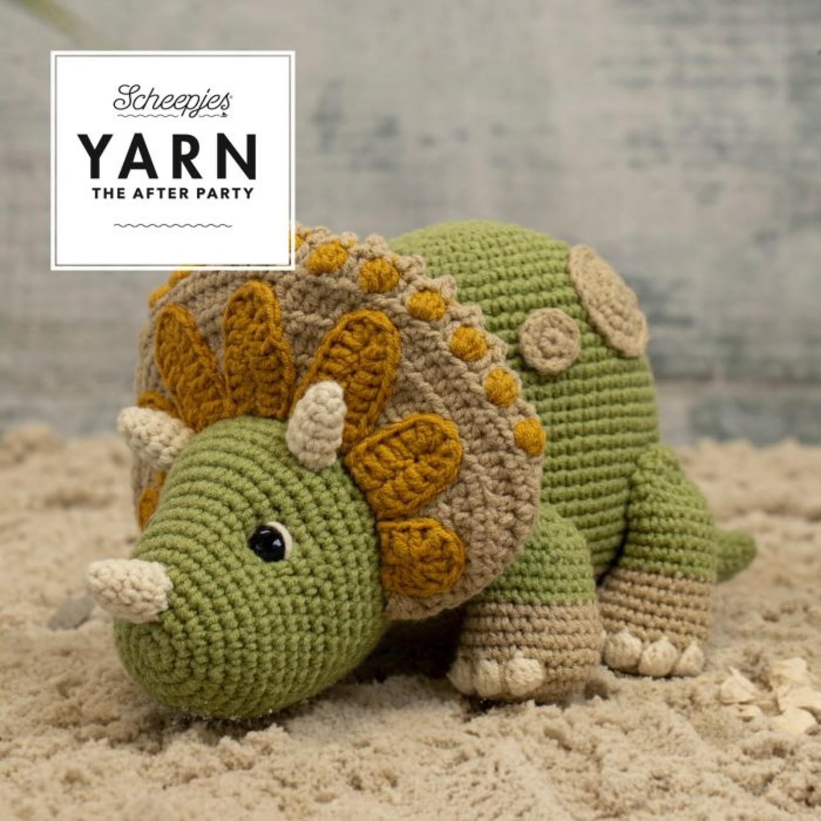 Scheepjes Haakpatroon Yarn 105 Trico Triceratops