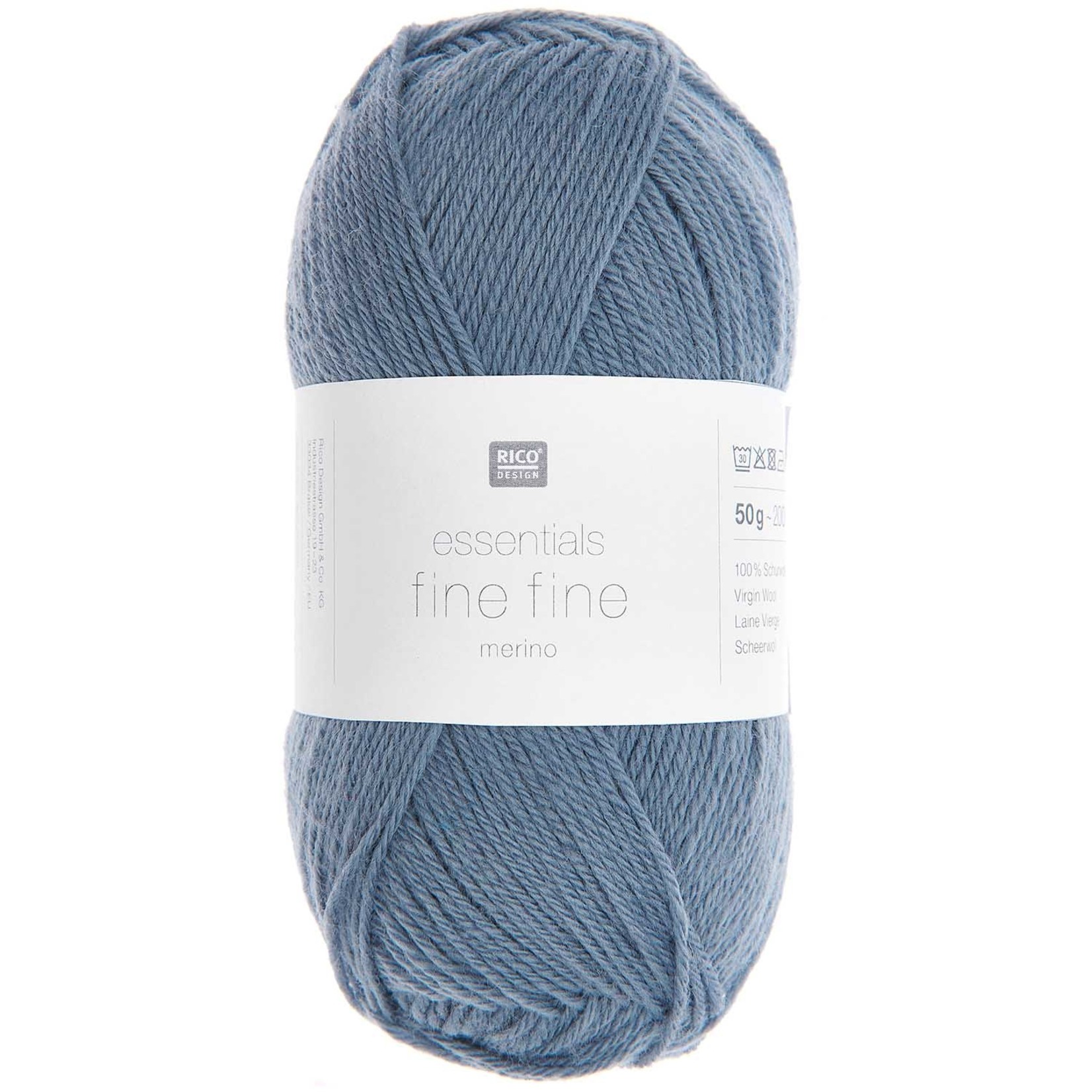 Rico Fine Fine Merino 007 Taubenblau